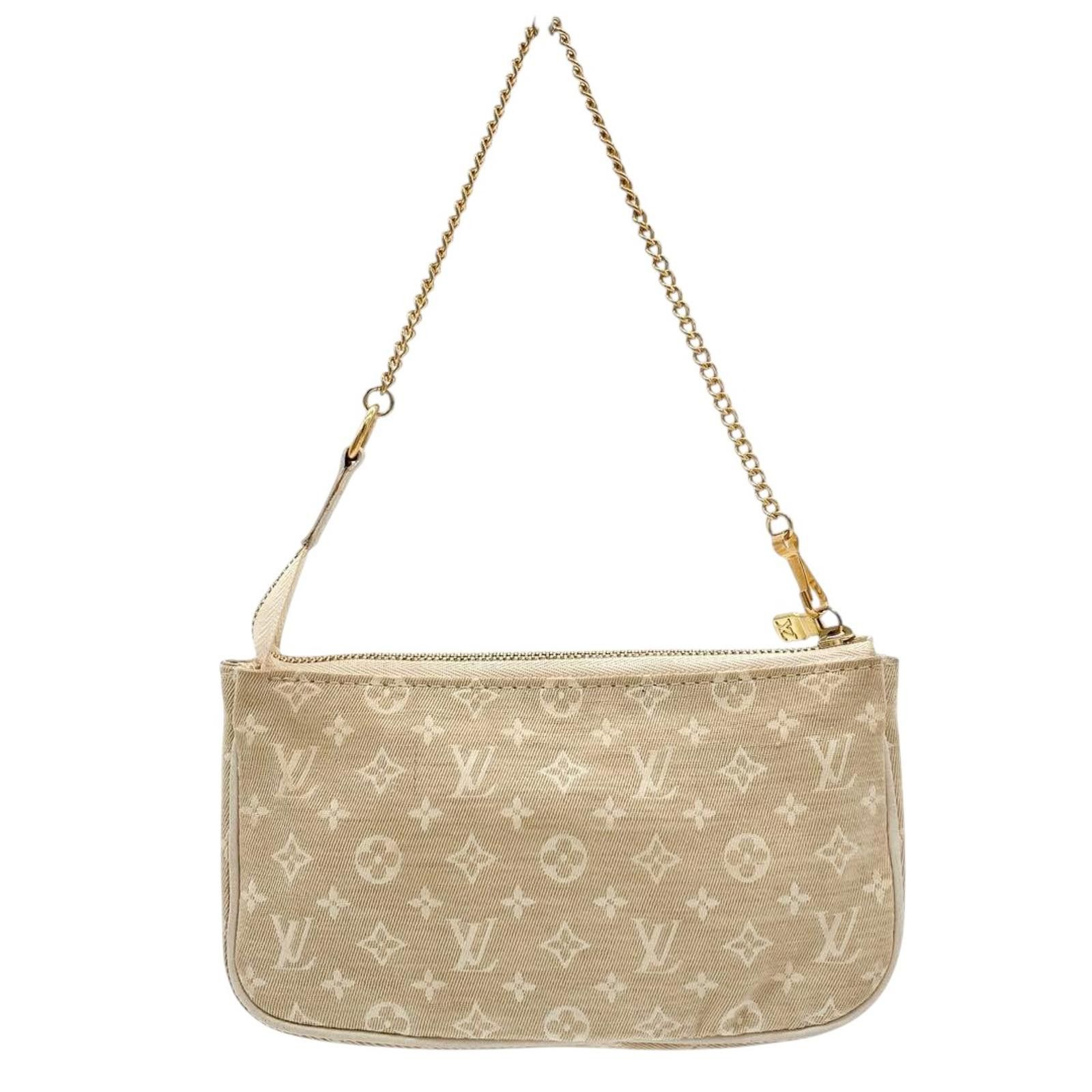 Louis Vuitton Louis Vuitton - Beige Monogram Mini Pochette Accessoires Bag Size ONE SIZE - 2 Thumbnail