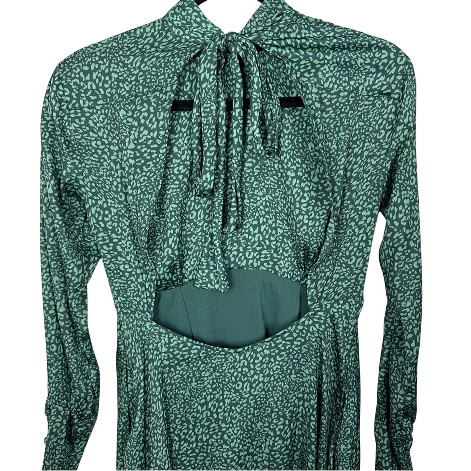 Free People Free People Loveless Satin Backless Midi Dress Green Sz 2 Size XS / US 0-2 / IT 36-38 - 8 Thumbnail