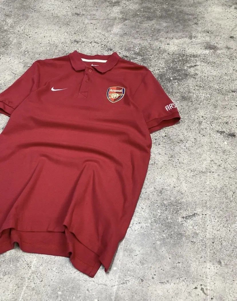 Nike × Vintage Arsenal Nike Fly Emirates Jersey Shirt Tee Fan Football Size US M / EU 48-50 / 2 - 4 Thumbnail