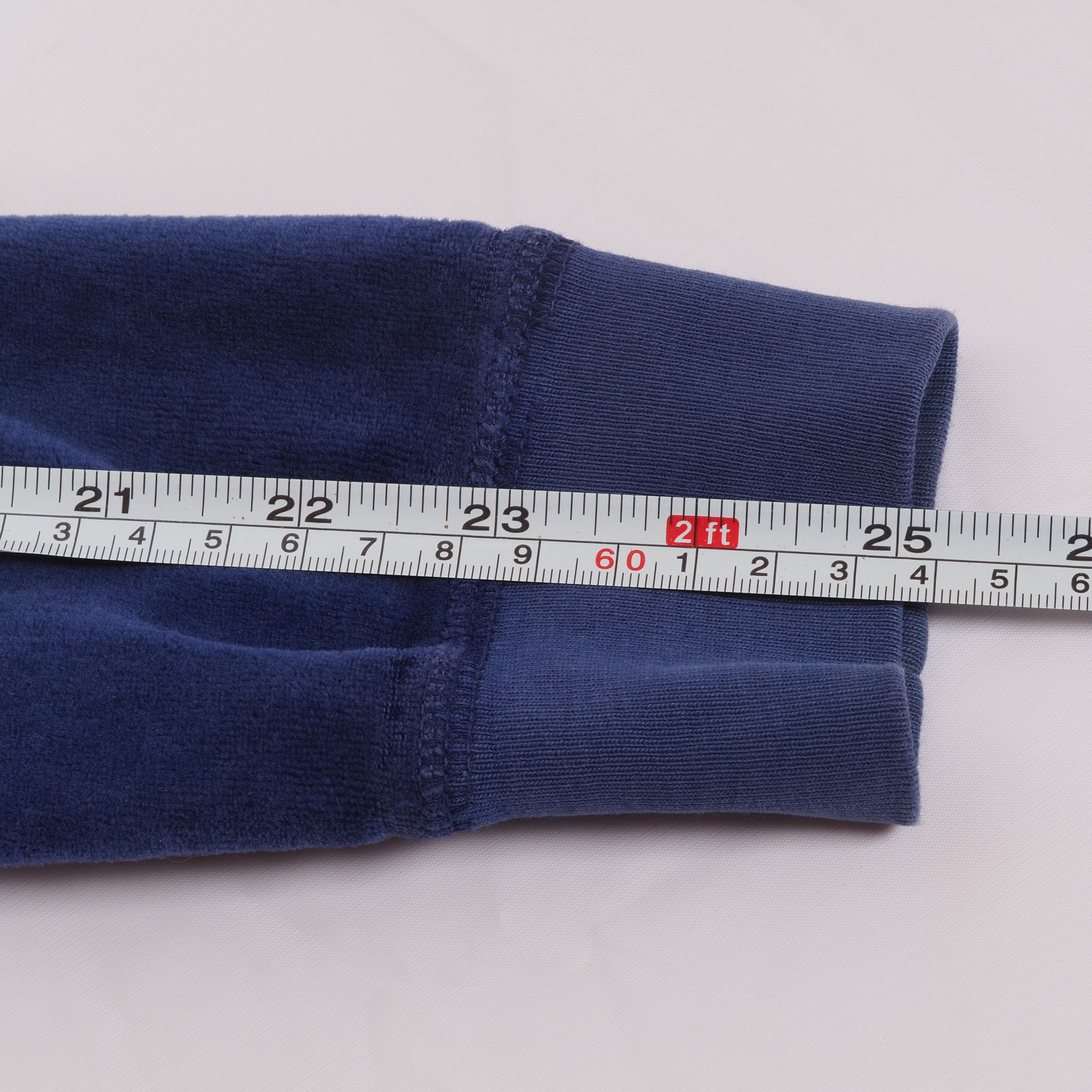 Juicy Couture Juicy Couture Vintage Blue Velour Zip Hoodie Size XS / US 0-2 / IT 36-38 - 11 Thumbnail