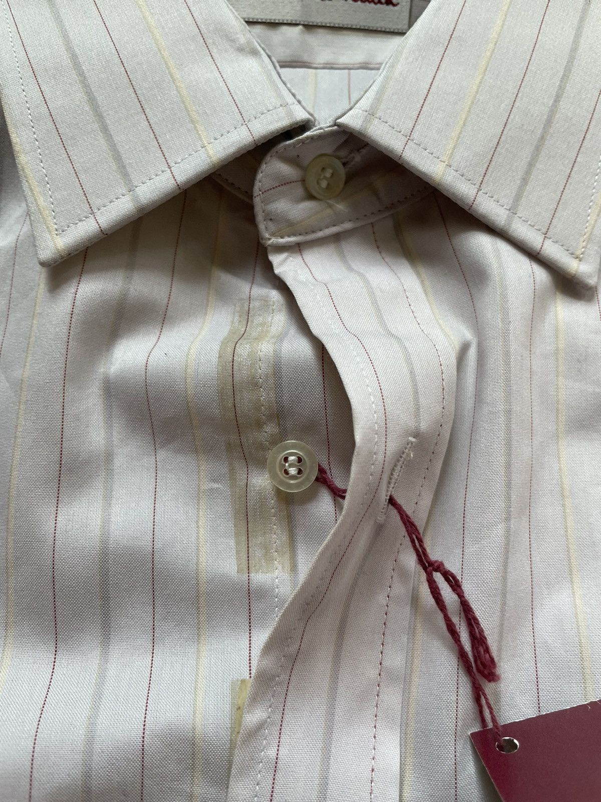 Oscar De La Renta × Vintage Vintage dead stock Oscar de la renta button up custom stripe Size US L / EU 52-54 / 3 - 5 Thumbnail