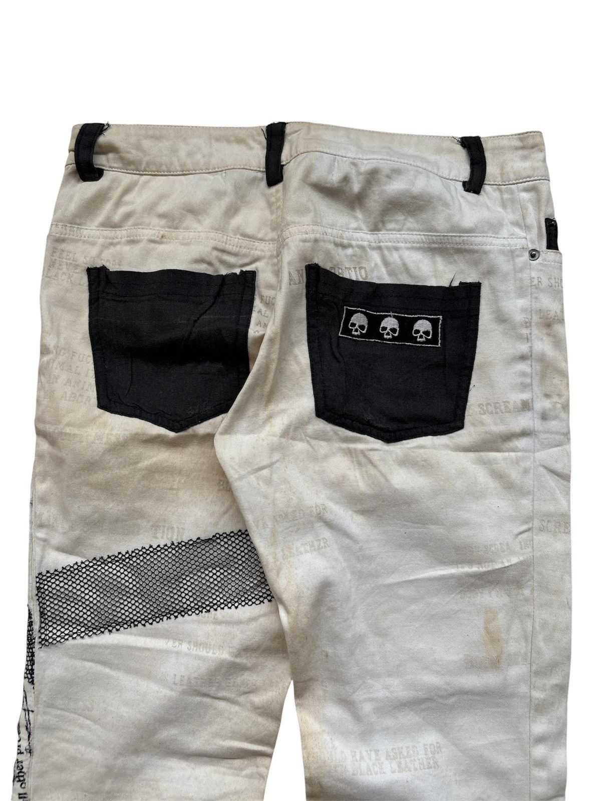Japanese Brand h.NAOTO Anarchism for Plus Flare Pants Size US 29 - 3 Thumbnail
