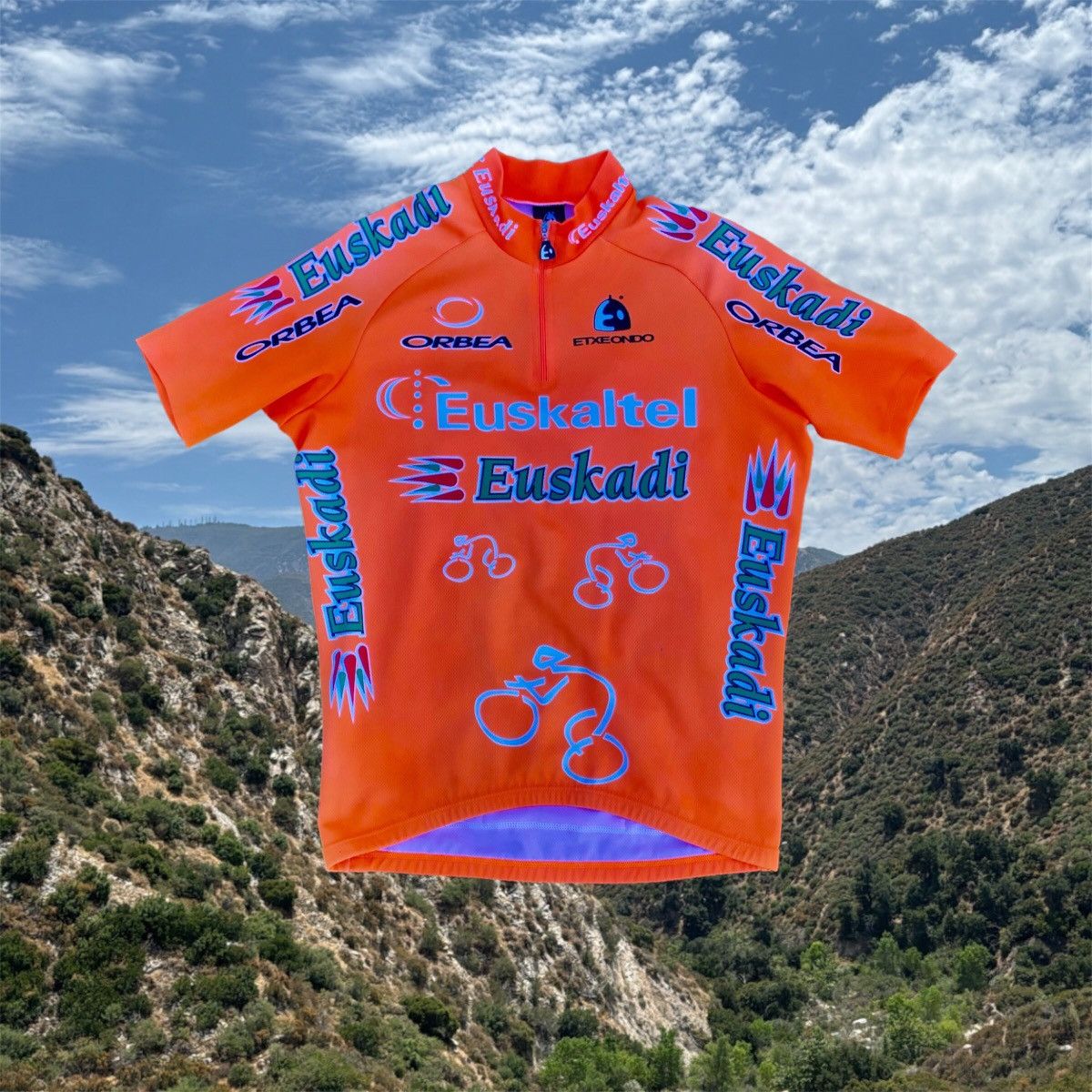 Vintage Euskaltel–Euskadi Cycling Jersey Size US L / EU 52-54 / 3 - 1 Thumbnail