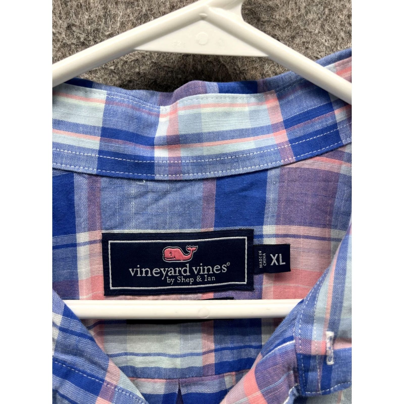 Vineyard Vines Vineyard Vines Shirt Mens XL Multicolor Plaid Long Sleeve Button Front Slim Fit Size US XL / EU 56 / 4 - 5 Thumbnail