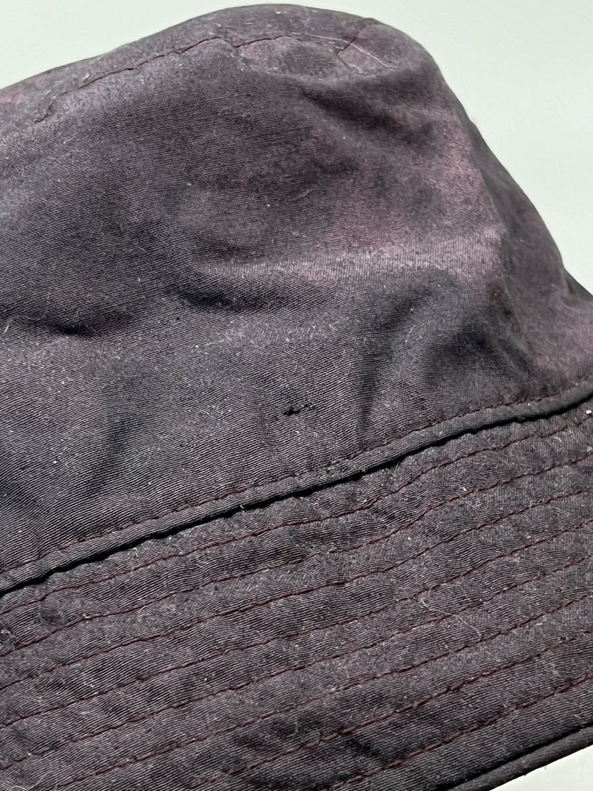 Barbour Barbour Purple Waxed Bucket Hat (Y0482) Size ONE SIZE - 4 Thumbnail