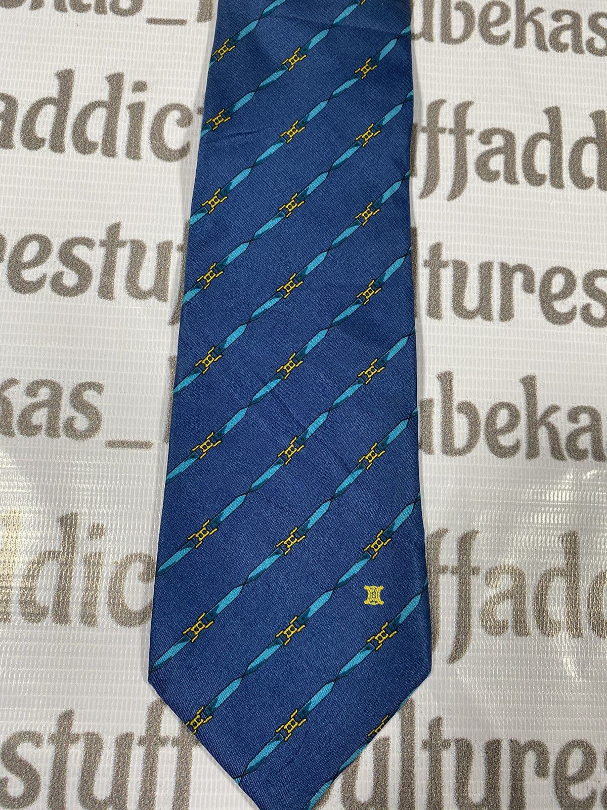 Celine Celine Paris Monogram Tie Size ONE SIZE - 3 Thumbnail