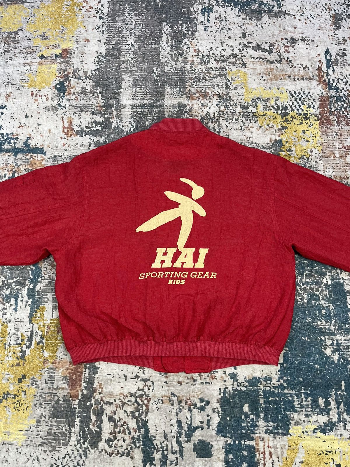 Hai Sporting Gear Vtg HAI Sporting Gear Back Hit Nylon Bomber Jackets Size US XXS / EU 40 - 1 Thumbnail