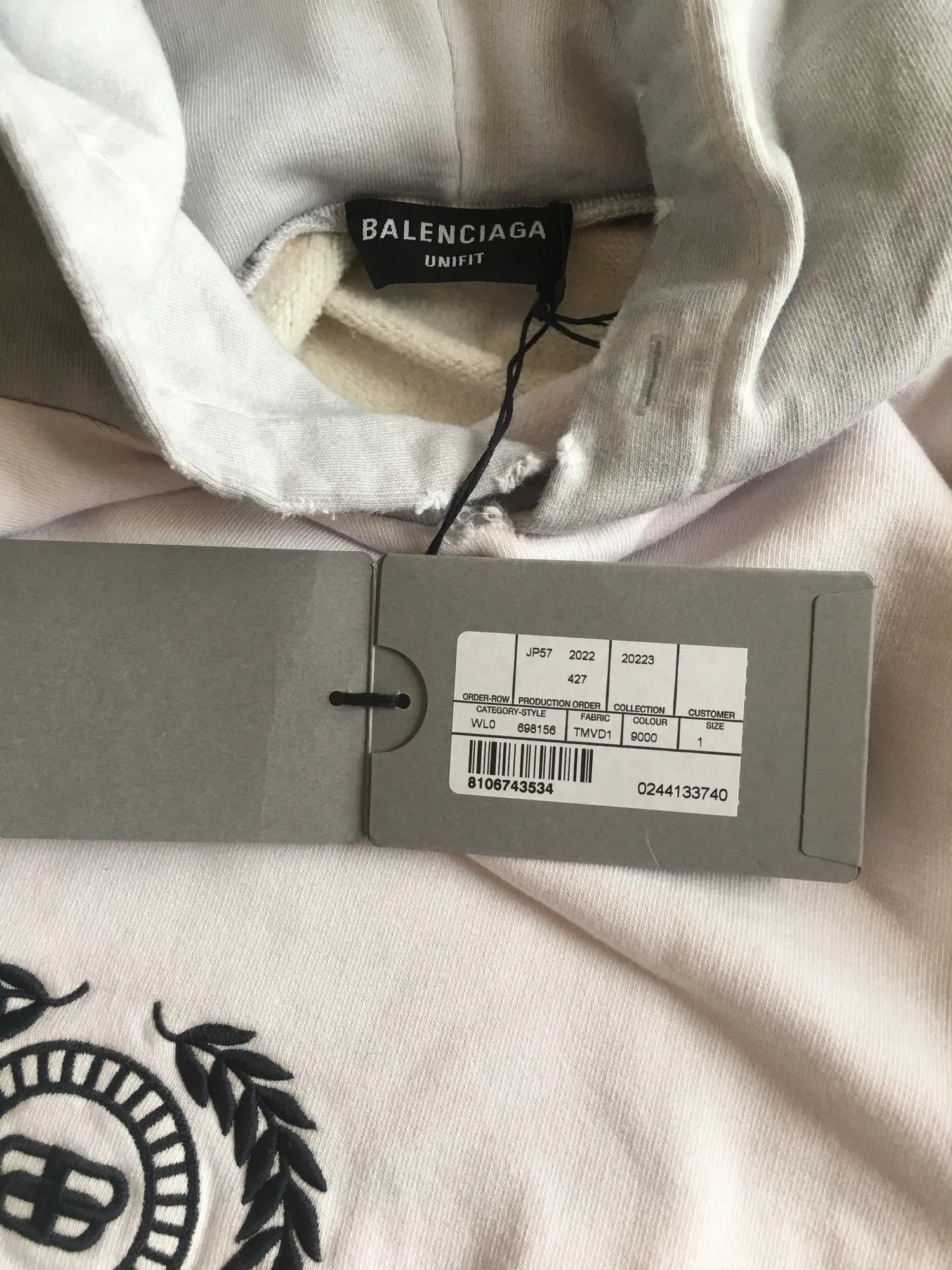 Balenciaga FW'22 Deconstructed Hoodie Size US S / EU 44-46 / 1 - 3 Thumbnail