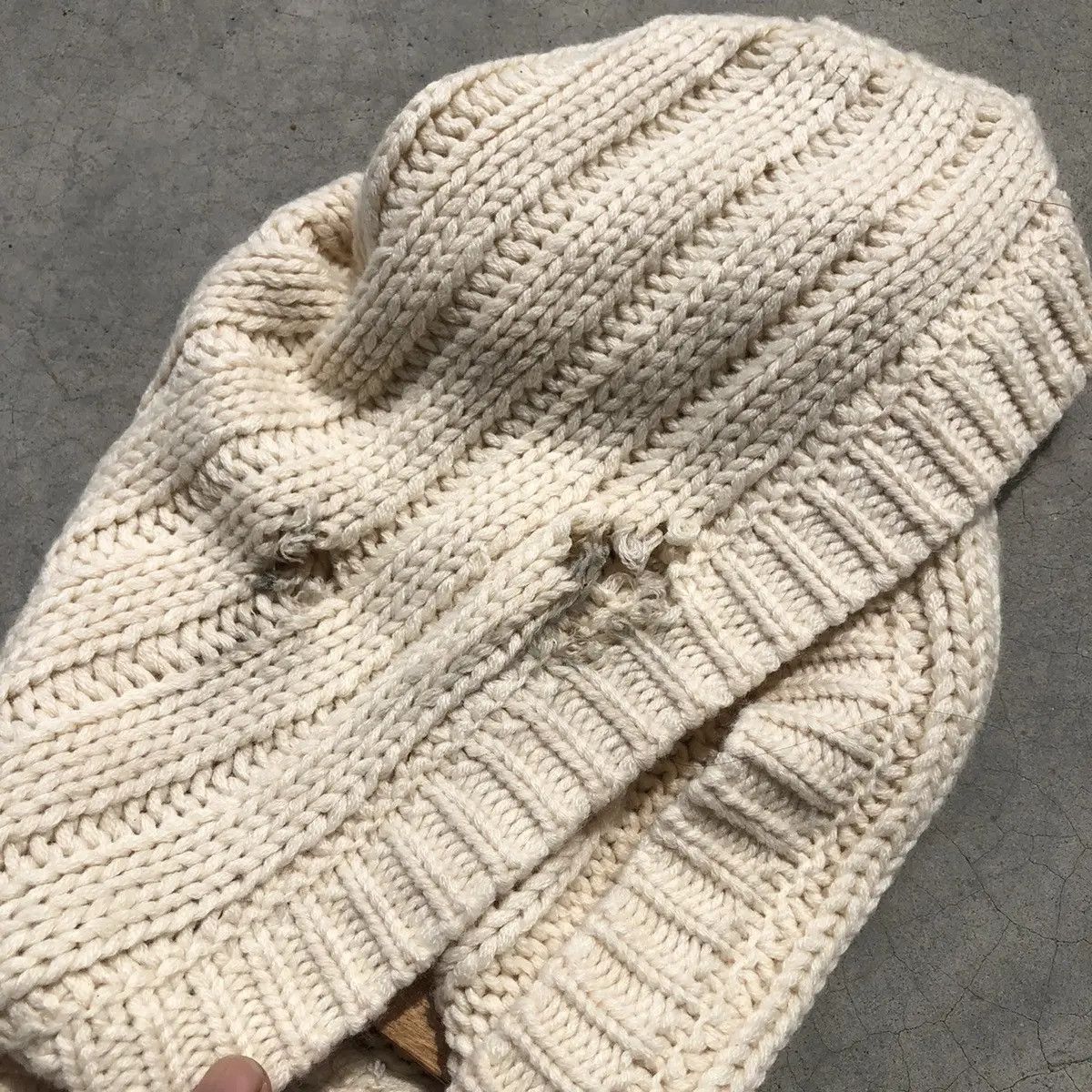 Homespun Knitwear × Japanese Brand Japanesebrand Knitsweater Strecth/Pullover With Hoodie Size US L / EU 52-54 / 3 - 8 Thumbnail