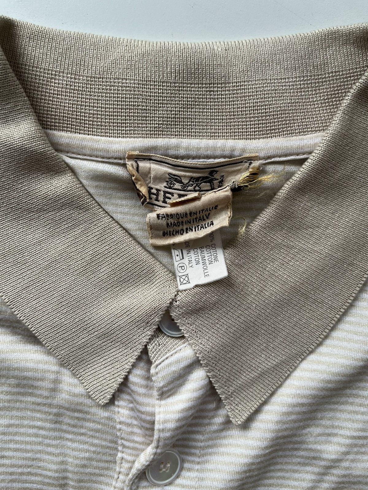 Hermes Vintage Hermes Poloshirt Size US M / EU 48-50 / 2 - 3 Thumbnail
