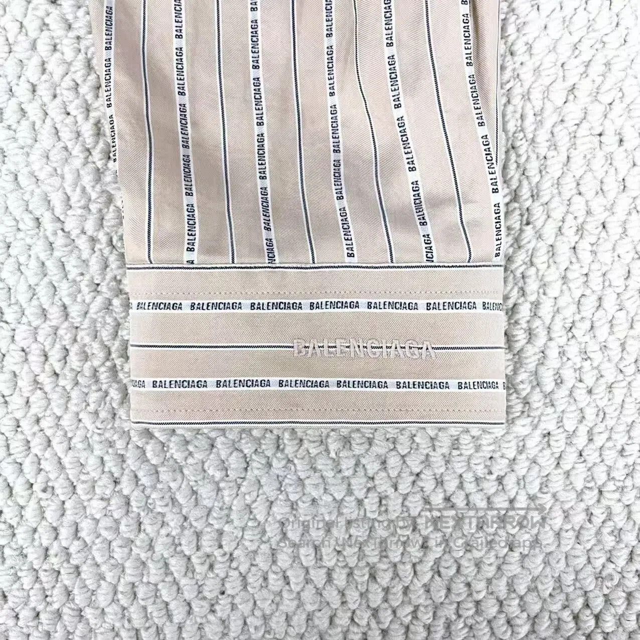Balenciaga Balenciaga Silk Striped Embroidered Shirt Jacket. Size US M / EU 48-50 / 2 - 4 Thumbnail