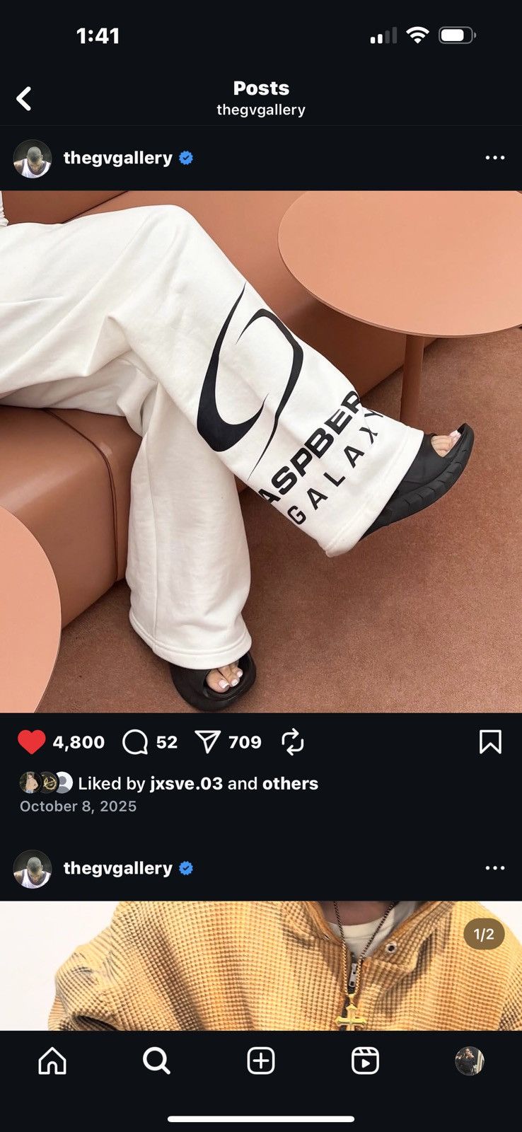 The GV Gallery Gv galaxy sweatpants Size US 32 / EU 48 - 1 Thumbnail