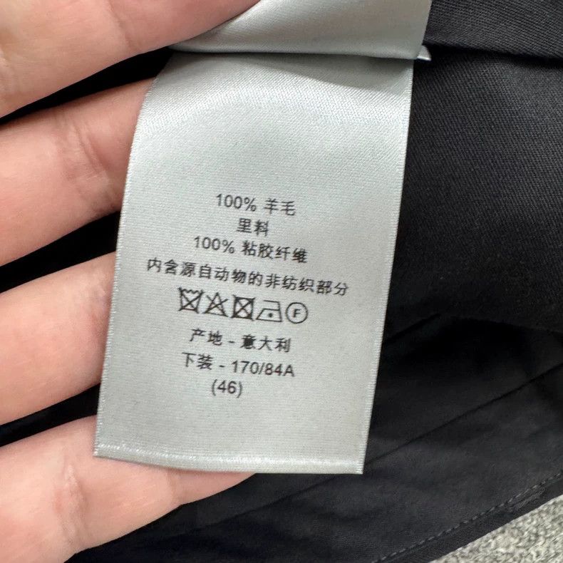 Dior Dior Wool straight trousers Size US 30 / EU 46 - 4 Thumbnail