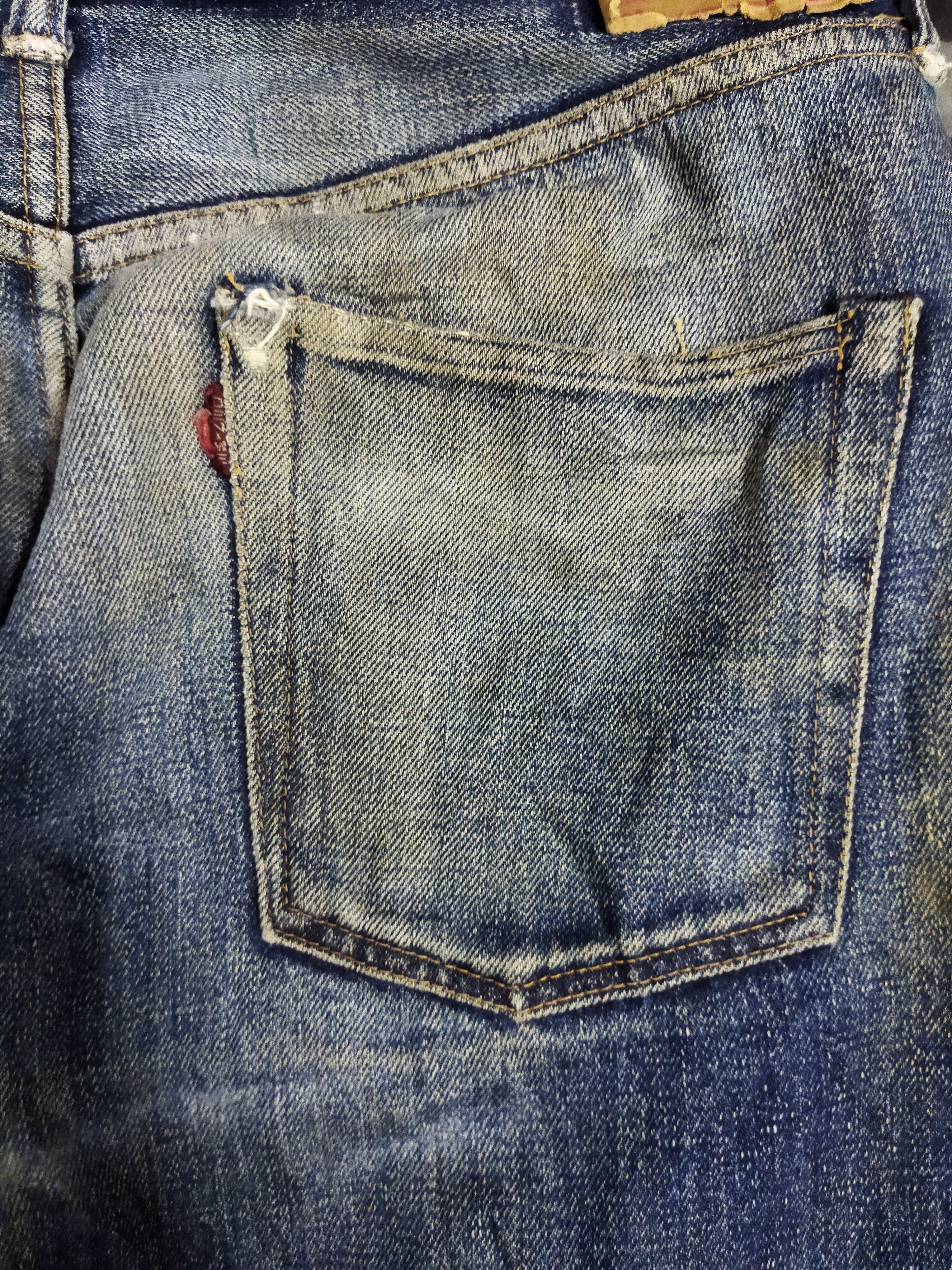 Denime Distressed Denime Selvedge Jeans Size US 36 / EU 52 - 5 Thumbnail