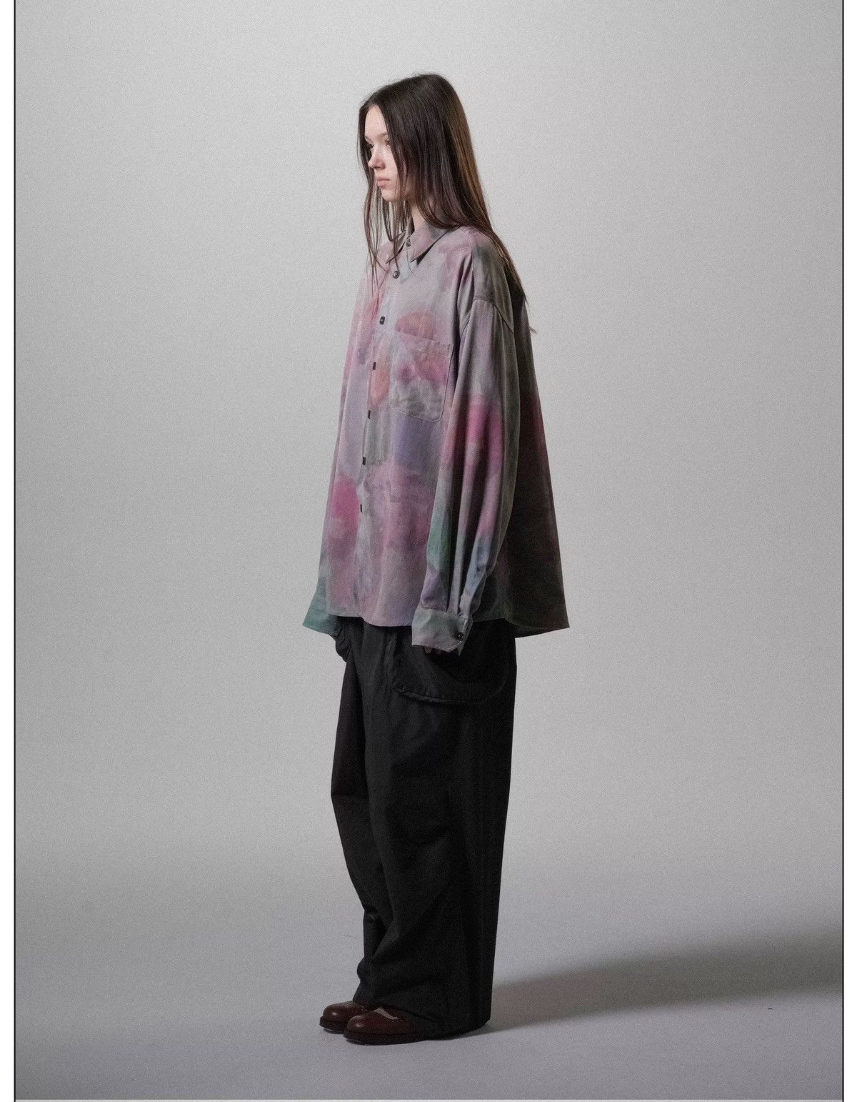 Other Oil-Painting Print Tencel Vintage Silhouette LS Shirt Size US M / EU 48-50 / 2 - 13 Thumbnail