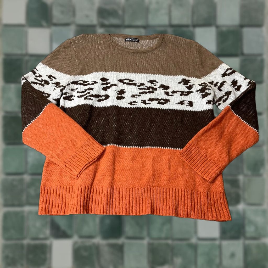 Shein SheIn Sweater Women Large Long Sleeve Brown Cardigan with Pockets Size L / US 10 / IT 46 - 1 Thumbnail