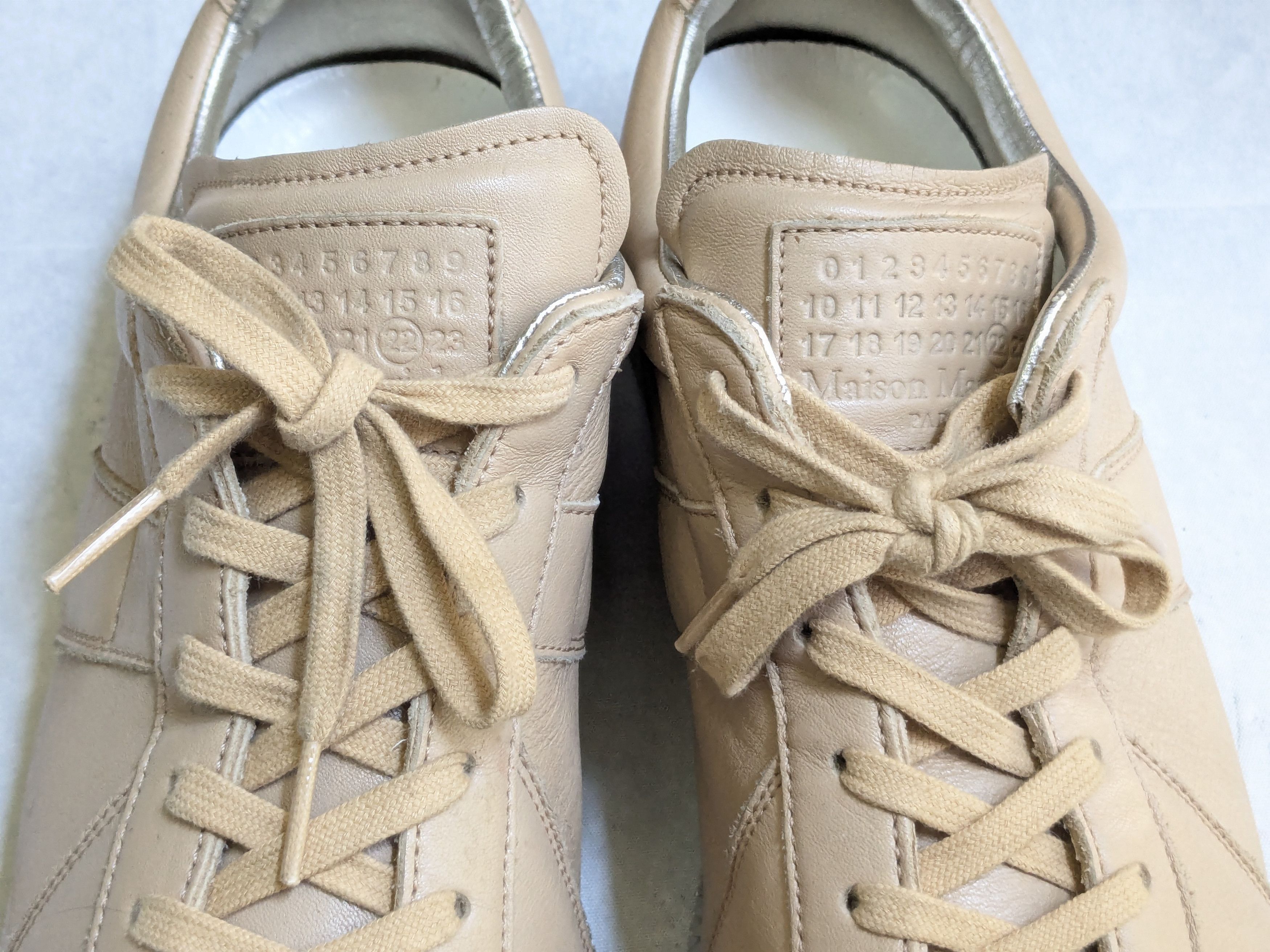 Maison Margiela Maison Margiela Replica GAT Silver 11 44 Low Tops Leather Size US 11 / EU 44 - 7 Thumbnail