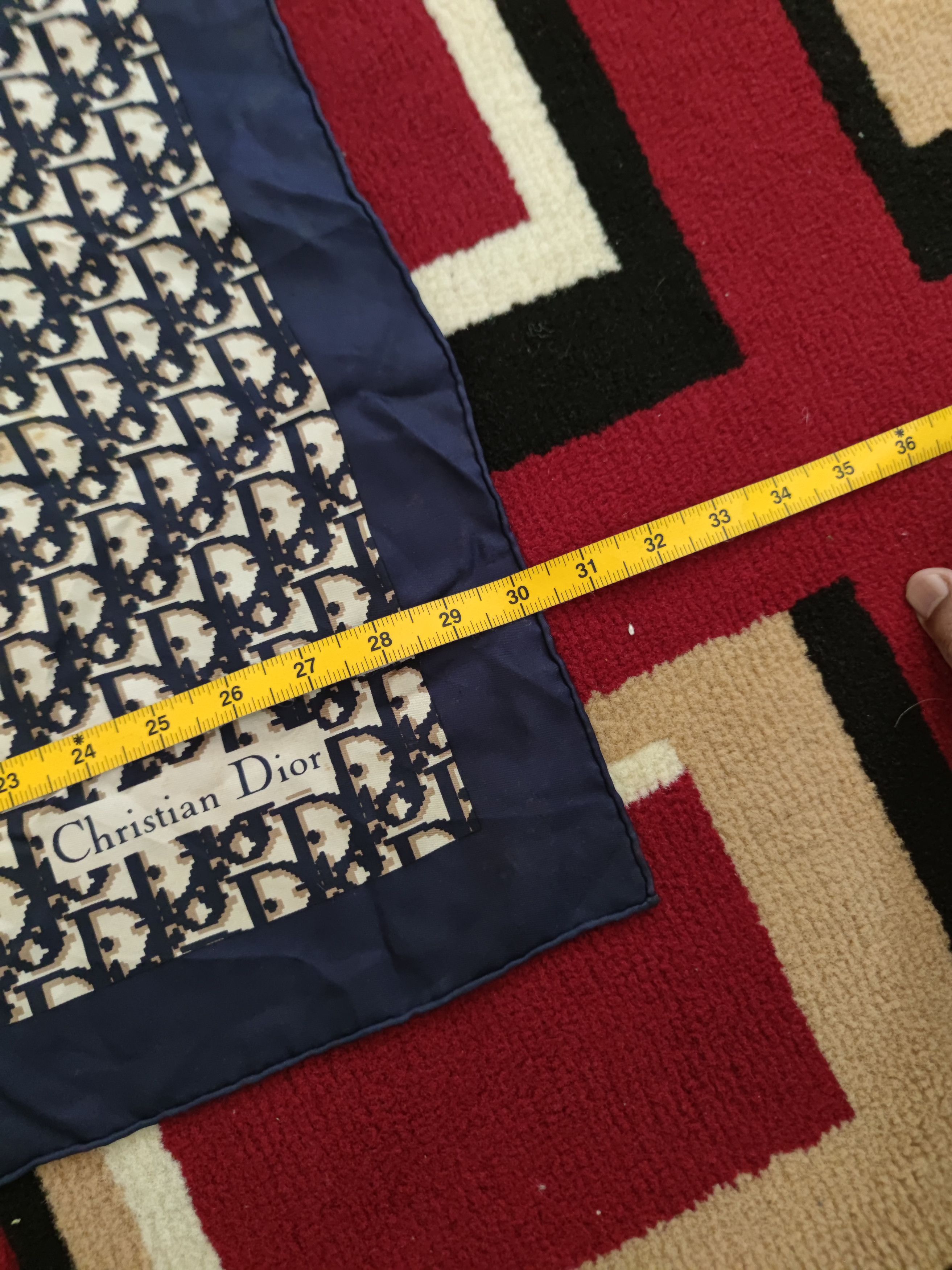 Dior Vintage Christian Dior Monogram Silk Scarf Size ONE SIZE - 6 Thumbnail