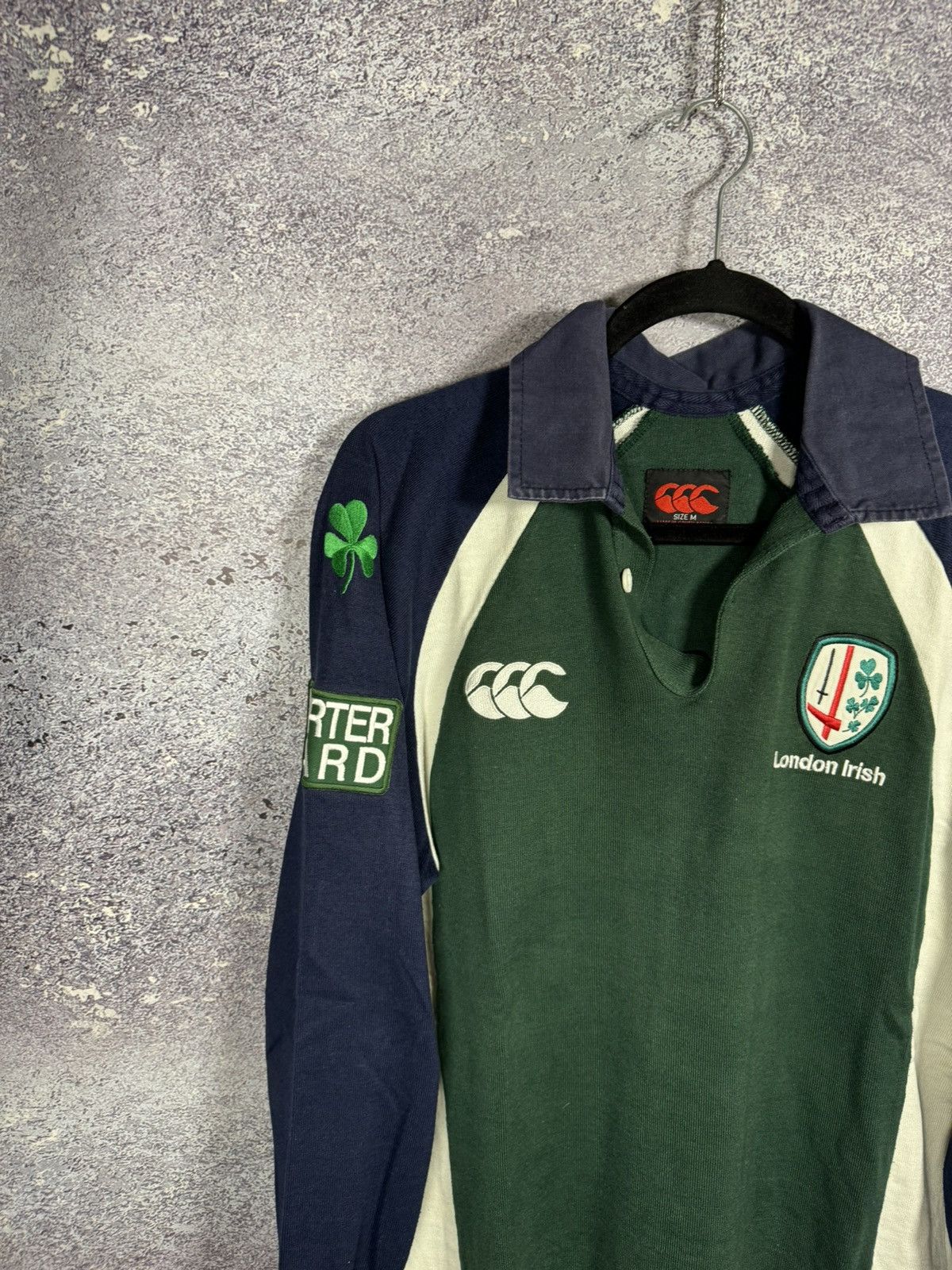 Canterbury of New Zealand × Vintage Vintage 2003 London Irish Union CanterburyRugby Jersey Size US M / EU 48-50 / 2 - 2 Thumbnail