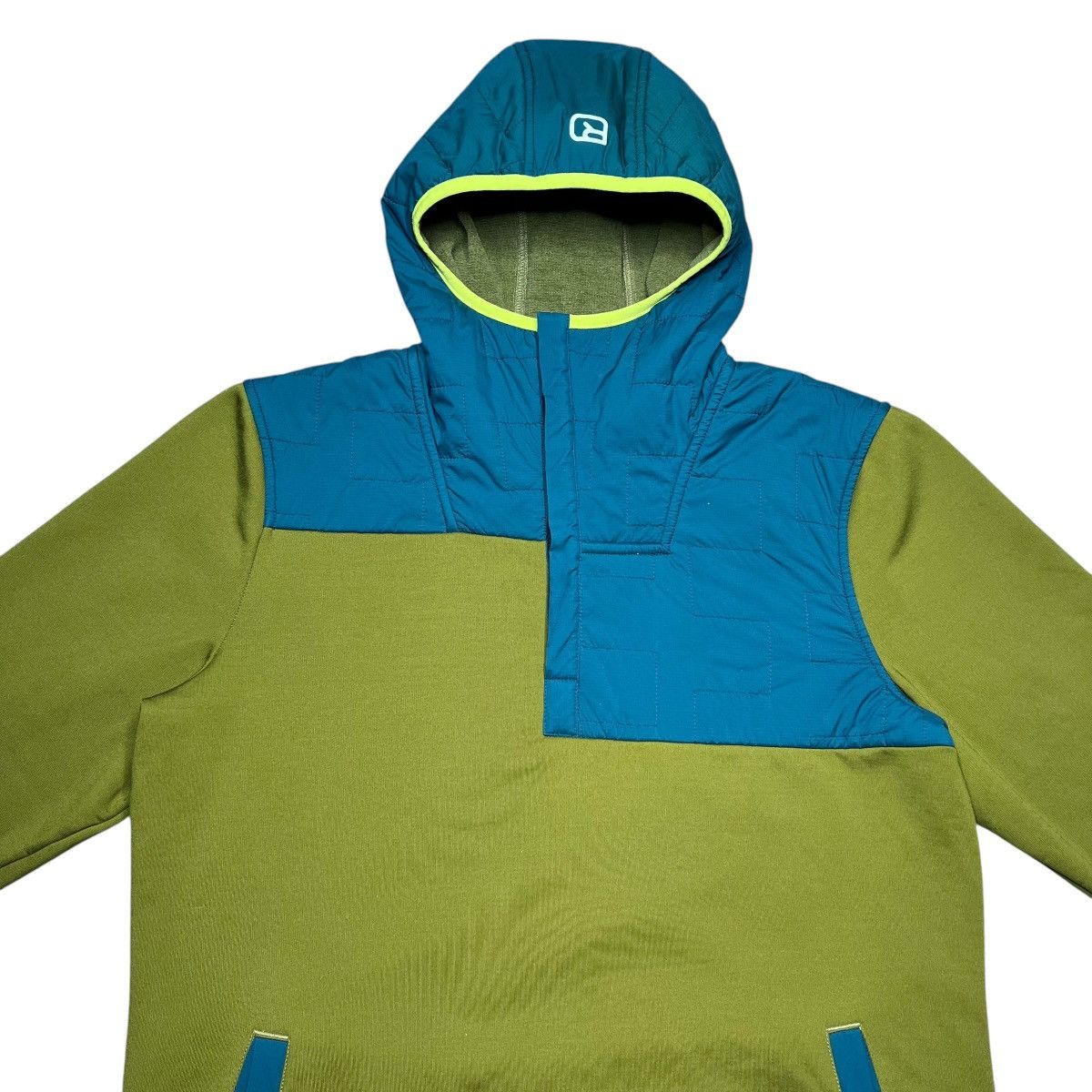 ORTOVOX Ortovox Men’s Green Moss Fleece Plus Anorak Hoodie Jacket Size US L / EU 52-54 / 3 - 5 Thumbnail