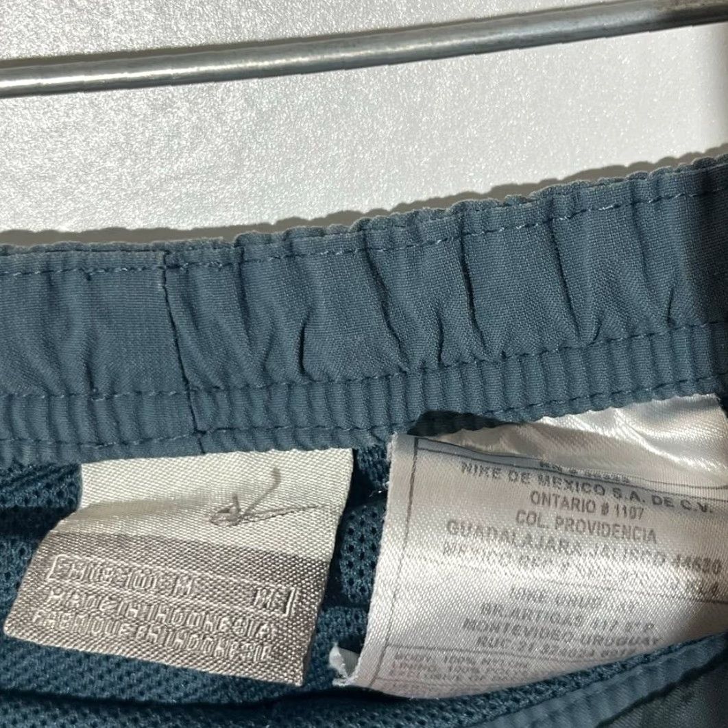 Nike VINTAGE Nike Sportswear Blue Straight Leg Track pants WOMANS M Pants Size M 90s Theme Size 32" / US 10 / IT 46 - 2 Thumbnail