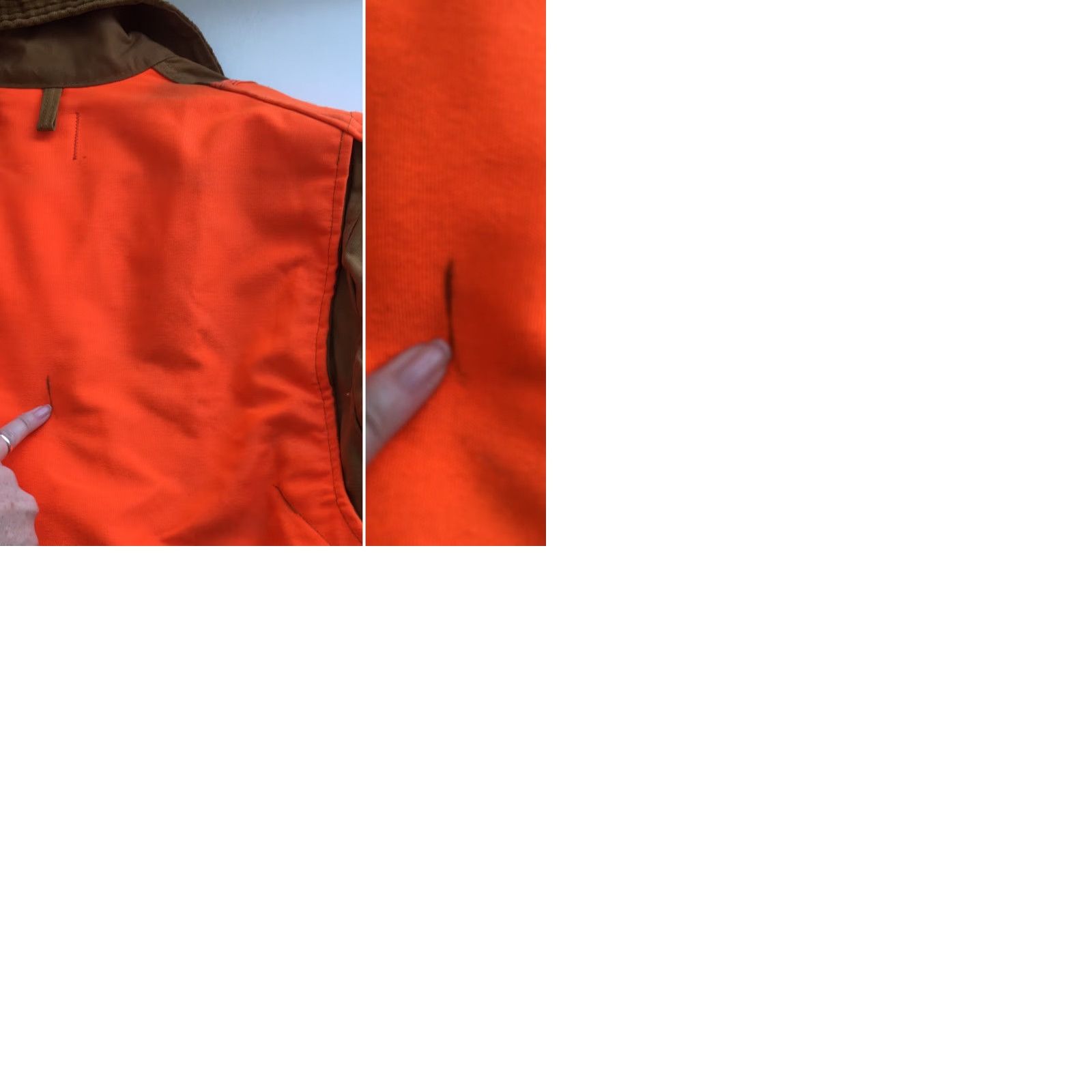Hunter VINTAGE The Hunter Hunting Jacket Water Repellent Size 44 Brown Fluorescent Orange Jacket Hunters Coat Shirt Mens Size US S / EU 44-46 / 1 - 9 Thumbnail
