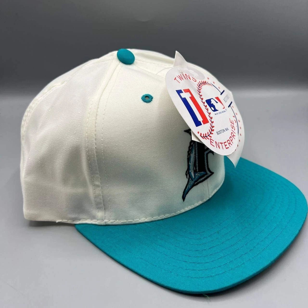 Twins Enterprise Inc. × Vintage Florida Marlins Hat Men Twins Enterprise Snap Back Cap New Size ONE SIZE - 6 Thumbnail