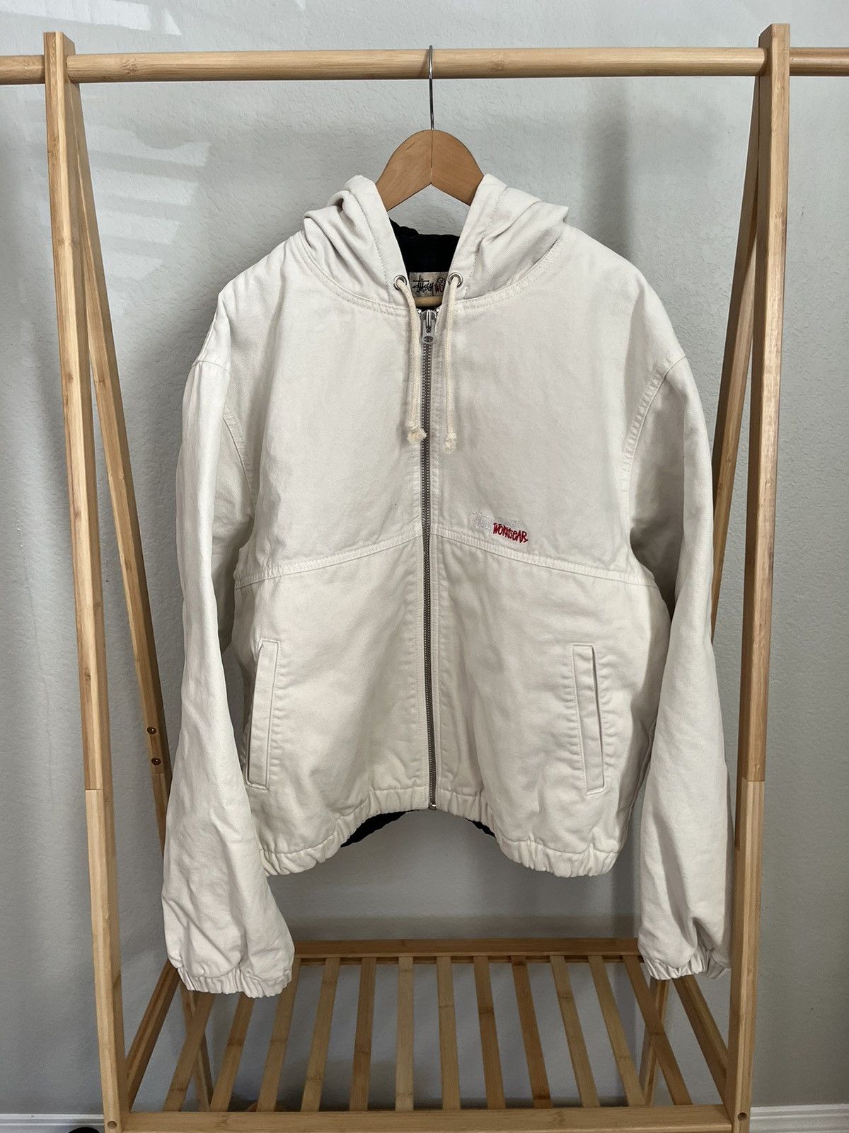 トップス Stussy Zip Work Jacket Realtree EdgeSnow Buy Stussy Zip Work Jacket Realtree Edge 'Snow' - 115683P