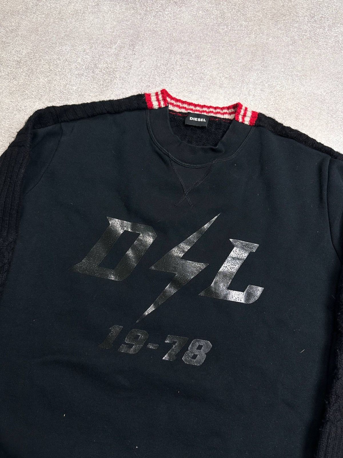 Diesel Vintage Diesel Combined Sweatshirt Sweater Mens S Size US S / EU 44-46 / 1 - 3 Thumbnail