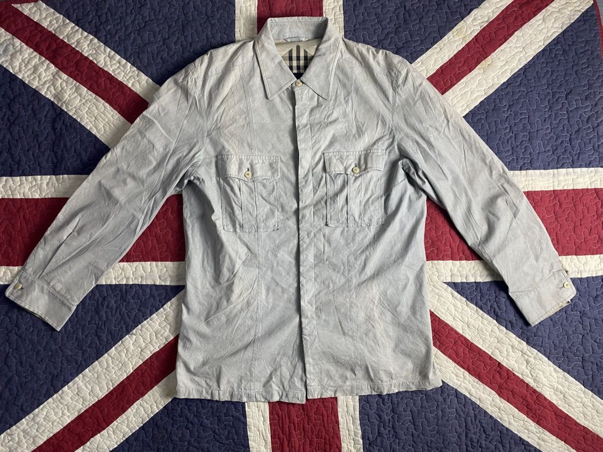 Burberry × Polo Ralph Lauren Burberry Jacket Europe Nova Check Beige Artificial Leather Size 42S - 1 Thumbnail