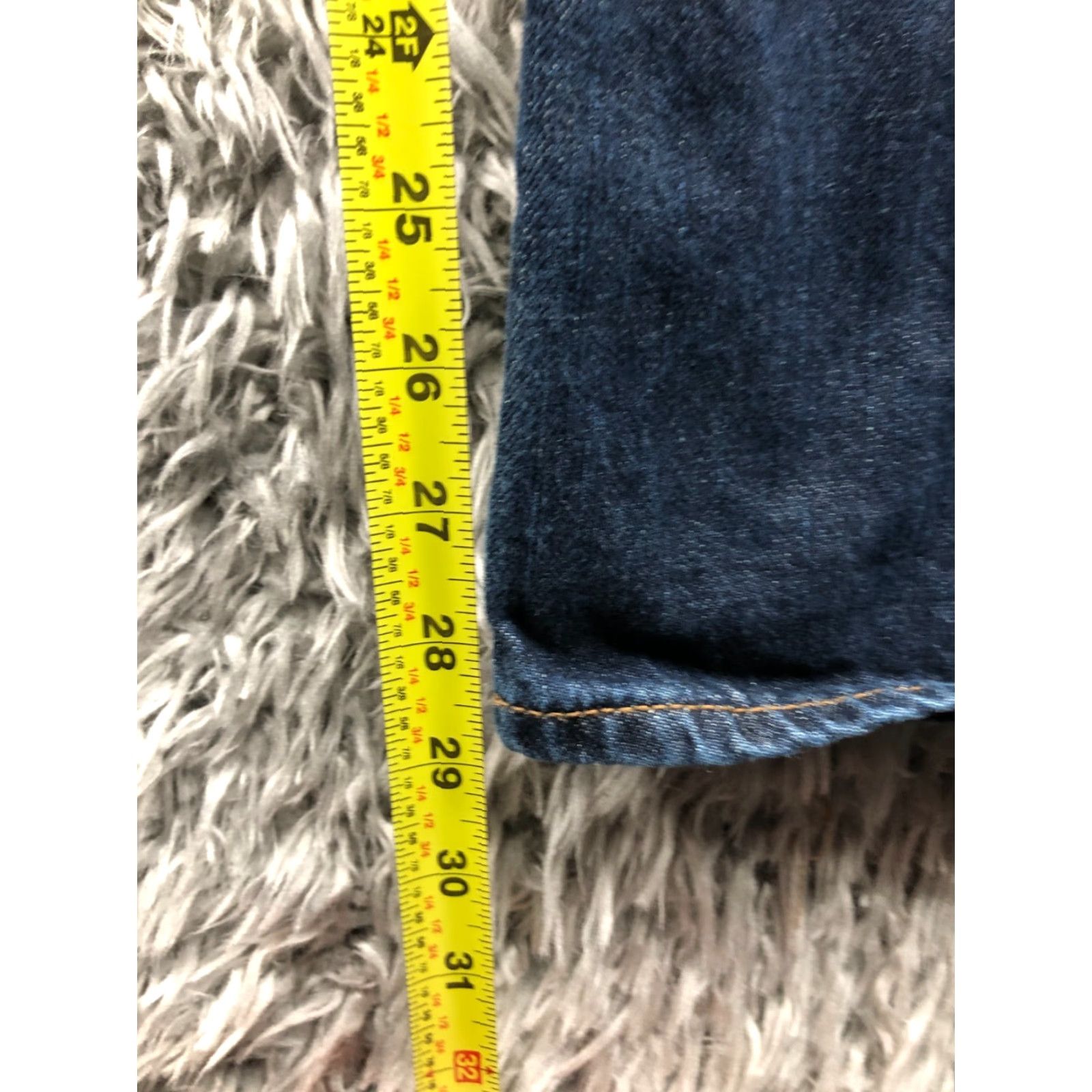 Old Navy Old Navy Jeans Straight Mens Size 42x32 Blue Mid Rise Denim 5-Pocket Regular Waist Belt Loops Comfort Size US 42 / EU 58 - 3 Thumbnail