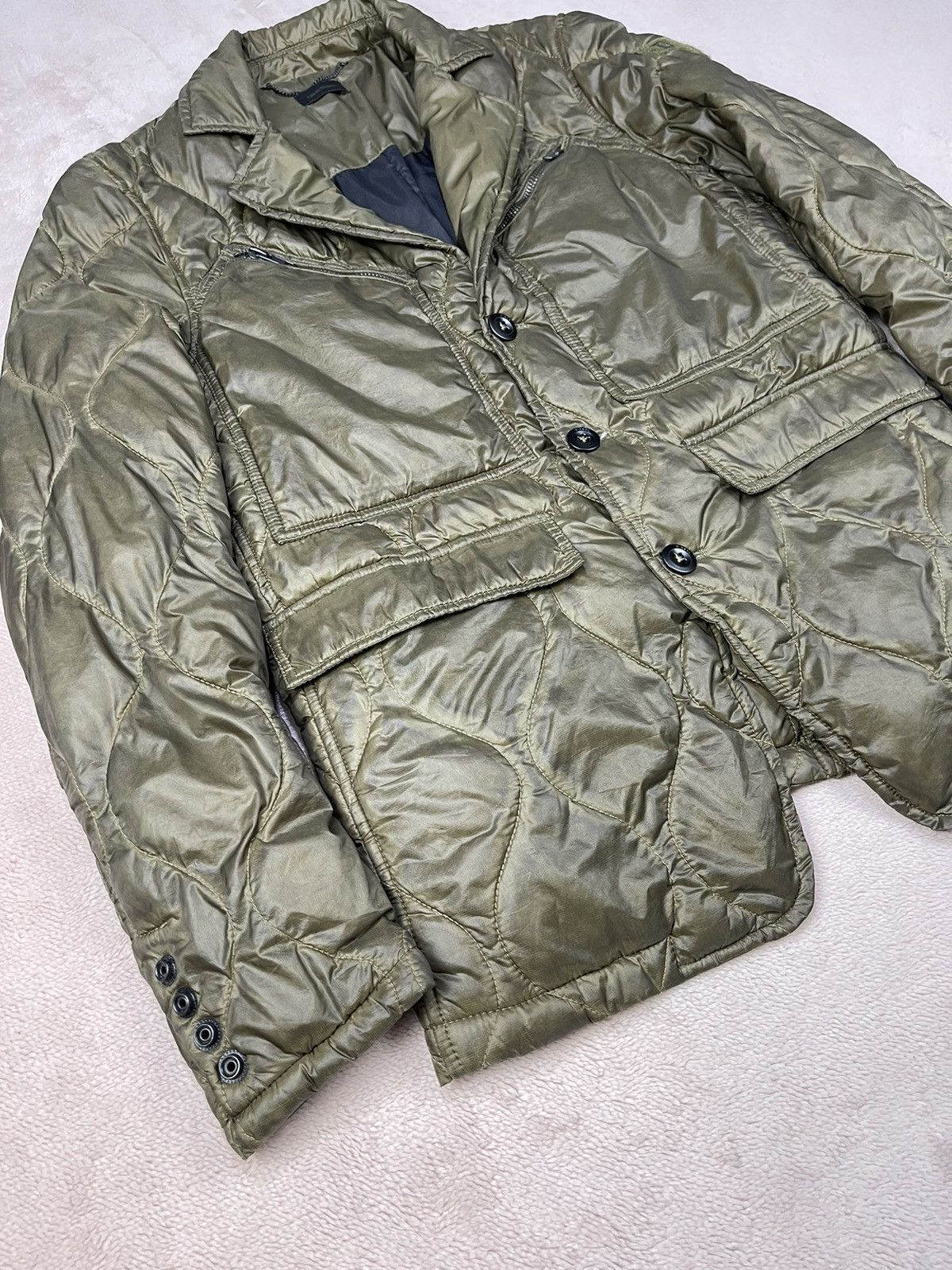 Diesel DIESEL Quilted Nylon Suit Down Jacket Size US XS / EU 42 / 0 - 6 Thumbnail