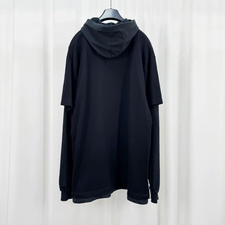 Balenciaga Balenciaga Jelly Letter Fake Two-Piece Hoodie Size US XS / EU 42 / 0 - 2 Thumbnail