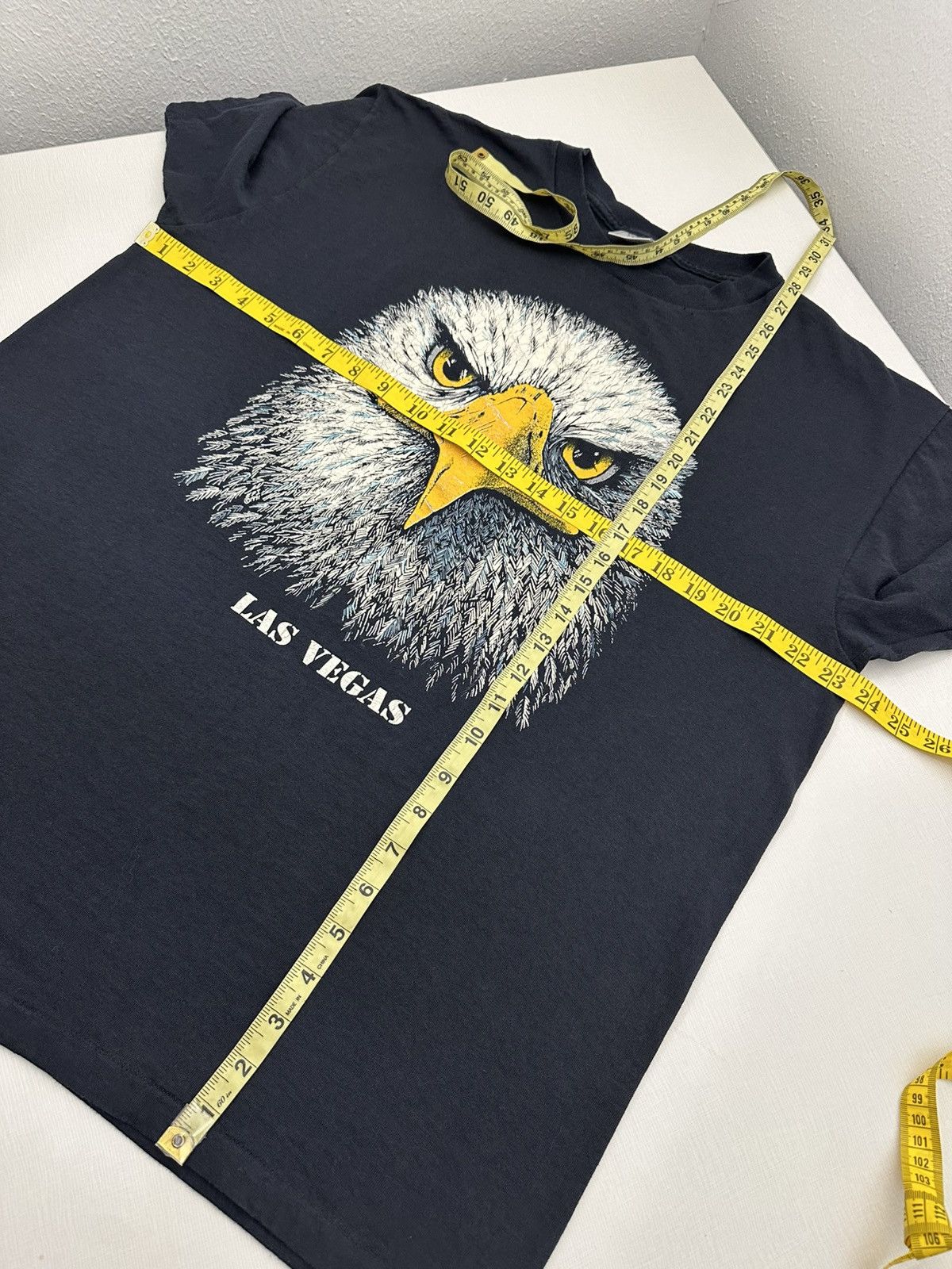 Delta Vintage 90’s Bald Eagle Las Vegas Made In USA Tshirt XL Size US XL / EU 56 / 4 - 6 Thumbnail
