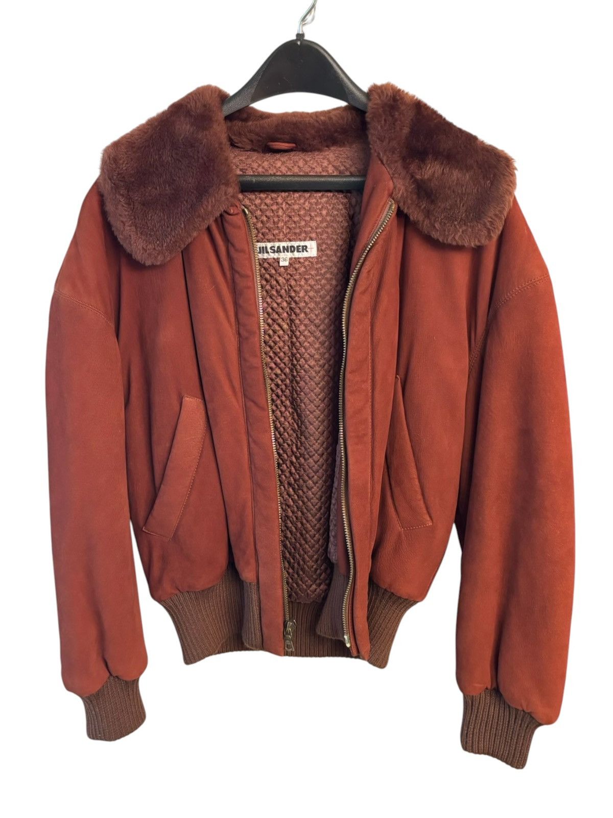 Jil Sander Vintage Leather Jil Sander Suede Bomber Jacket Size XS / US 0-2 / IT 36-38 - 3 Thumbnail