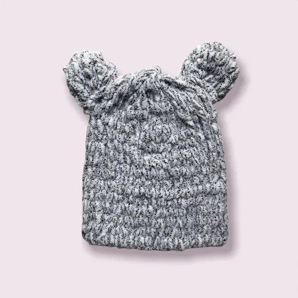 VIBE Handmade Knitted Balaclava Teddy Bear Style Size ONE SIZE - 6 Thumbnail