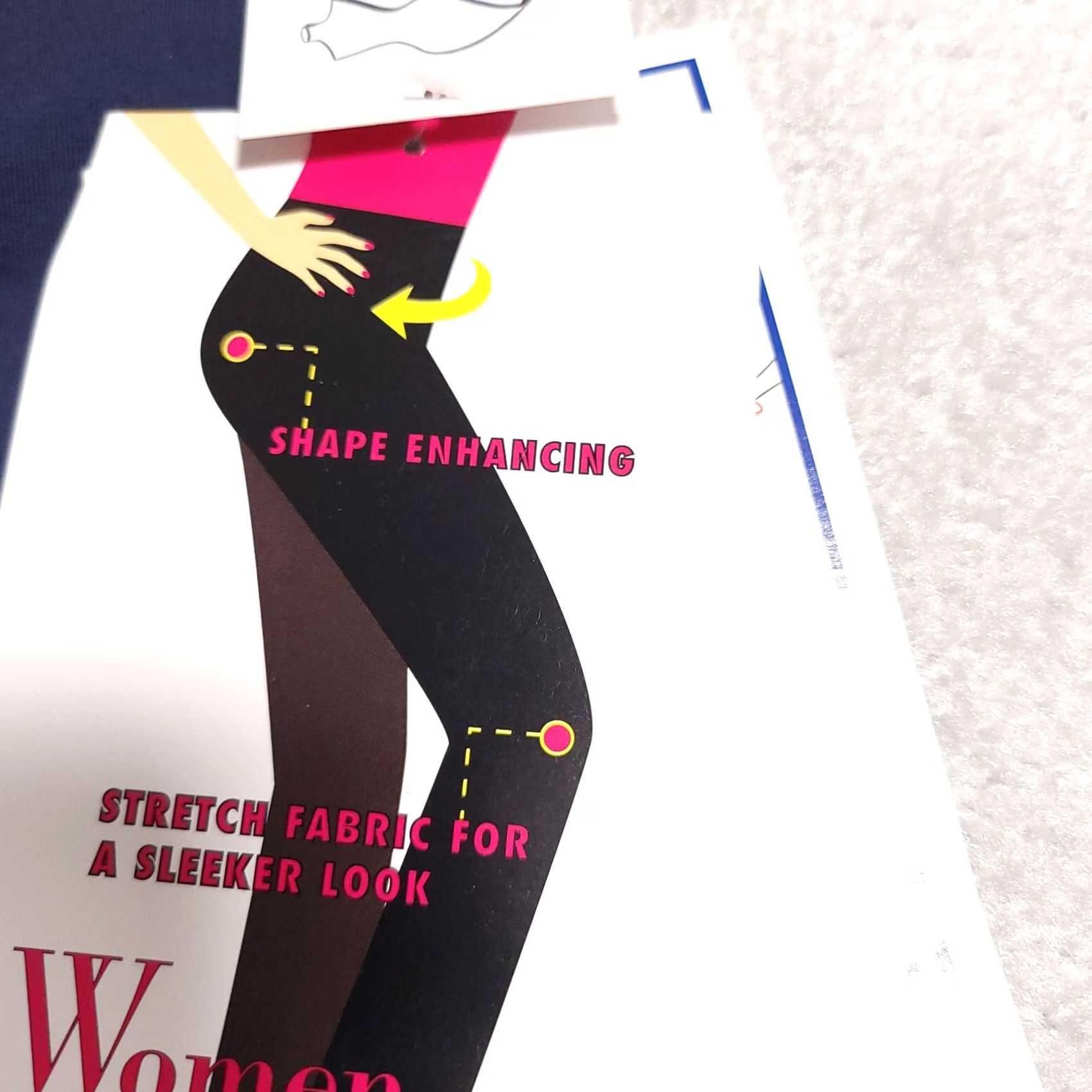 Vintage VINTAGE? No — Women with Control Renee Greenstein Leggings Womens XS Blue Tummy Control Pocket Size 26" / US 2 / IT 38 - 5 Thumbnail