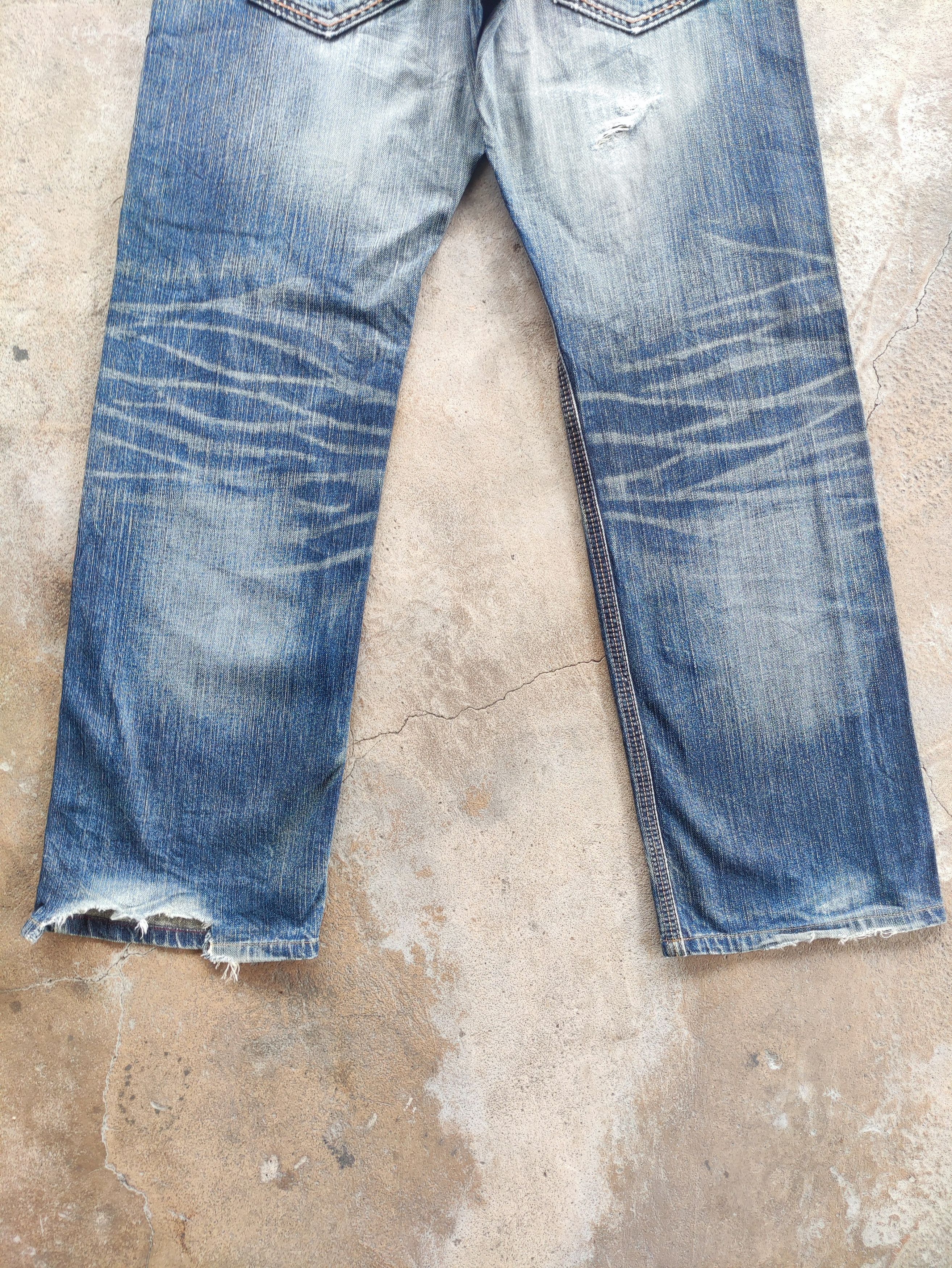 Edwin Vintage Edwin Brand Baggy Denim Distressed Faded Pants Size US 35 - 11 Thumbnail