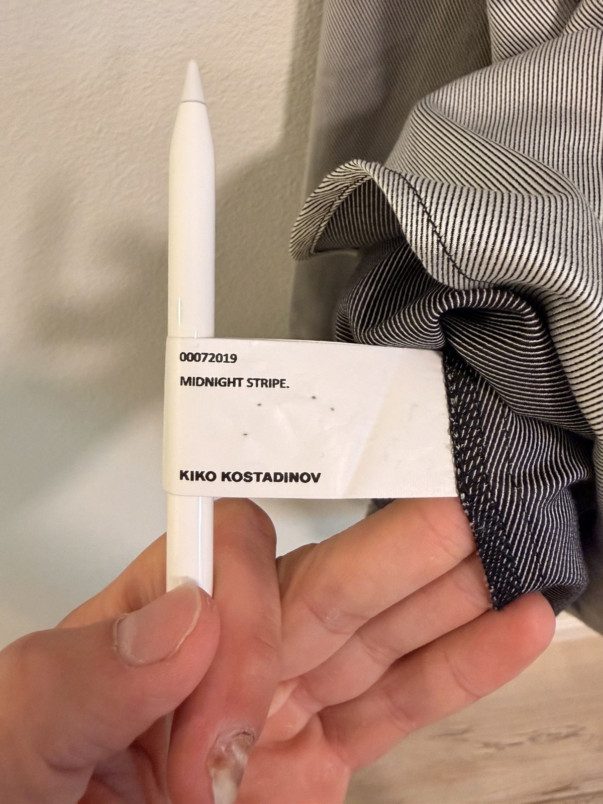 Kiko Kostadinov Kiko Kostadinov fw19 Midnight Stripe Goff long shirt Size US S / EU 44-46 / 1 - 6 Thumbnail