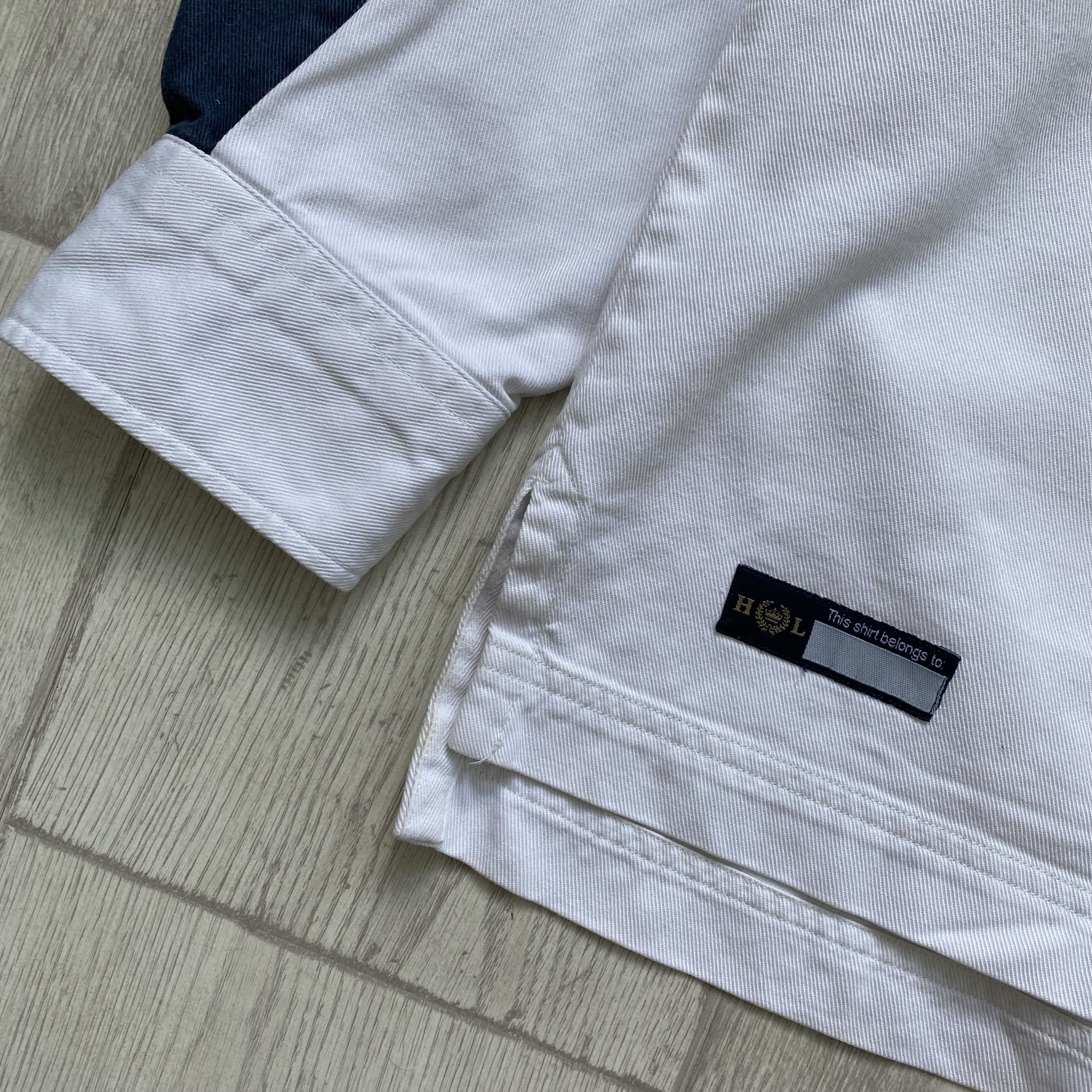 Henri Lloyd 🛥️ Vintage 90s Henri Lloyd Yachting Heavy Regby polo shirt Size US L / EU 52-54 / 3 - 4 Thumbnail