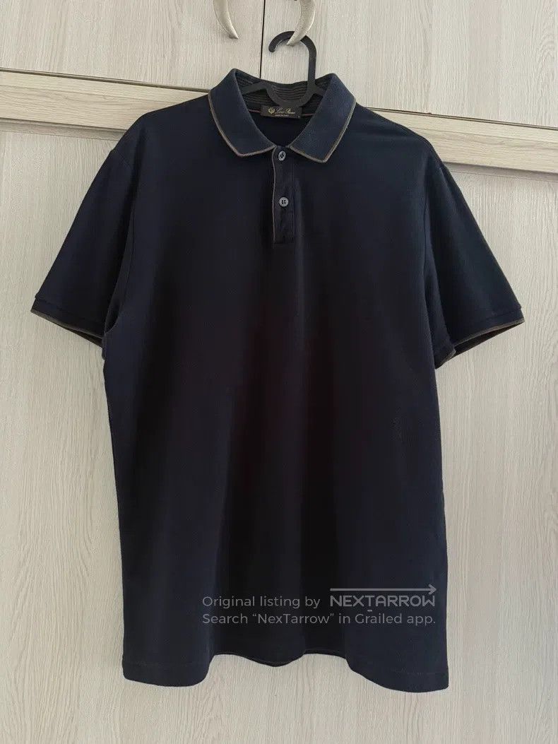Loro Piana LORO PIANA Polo Short Sleeve Size US L / EU 52-54 / 3 - 1 Thumbnail