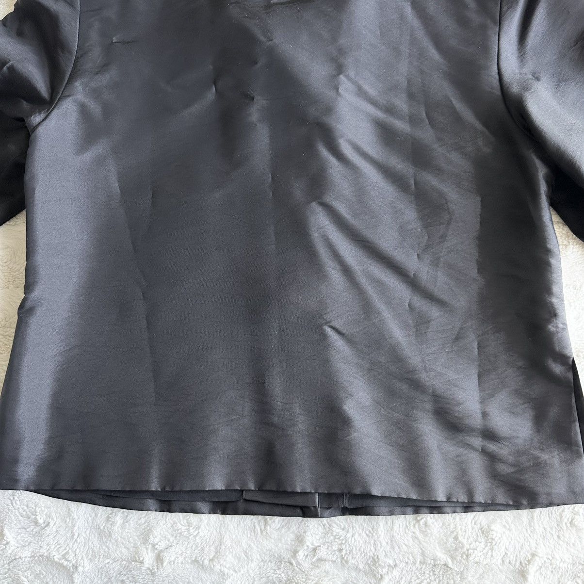 Other Vintage Lisa Jacket Womens Small Black Silk Floral 3/4 Slv Size S / US 4 / IT 40 - 6 Thumbnail