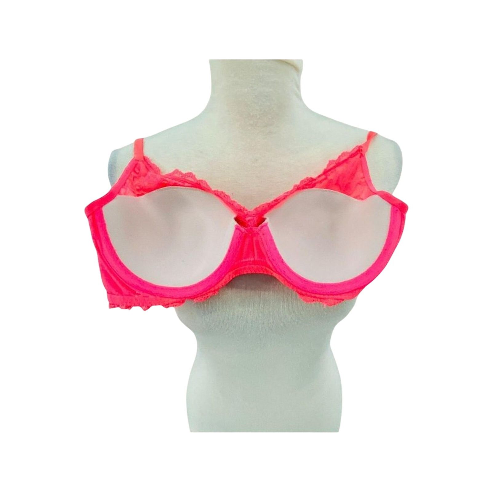Victoria's Secret Victoria Secret Bright Pink Lined Demi 32D Size ONE SIZE - 6 Thumbnail