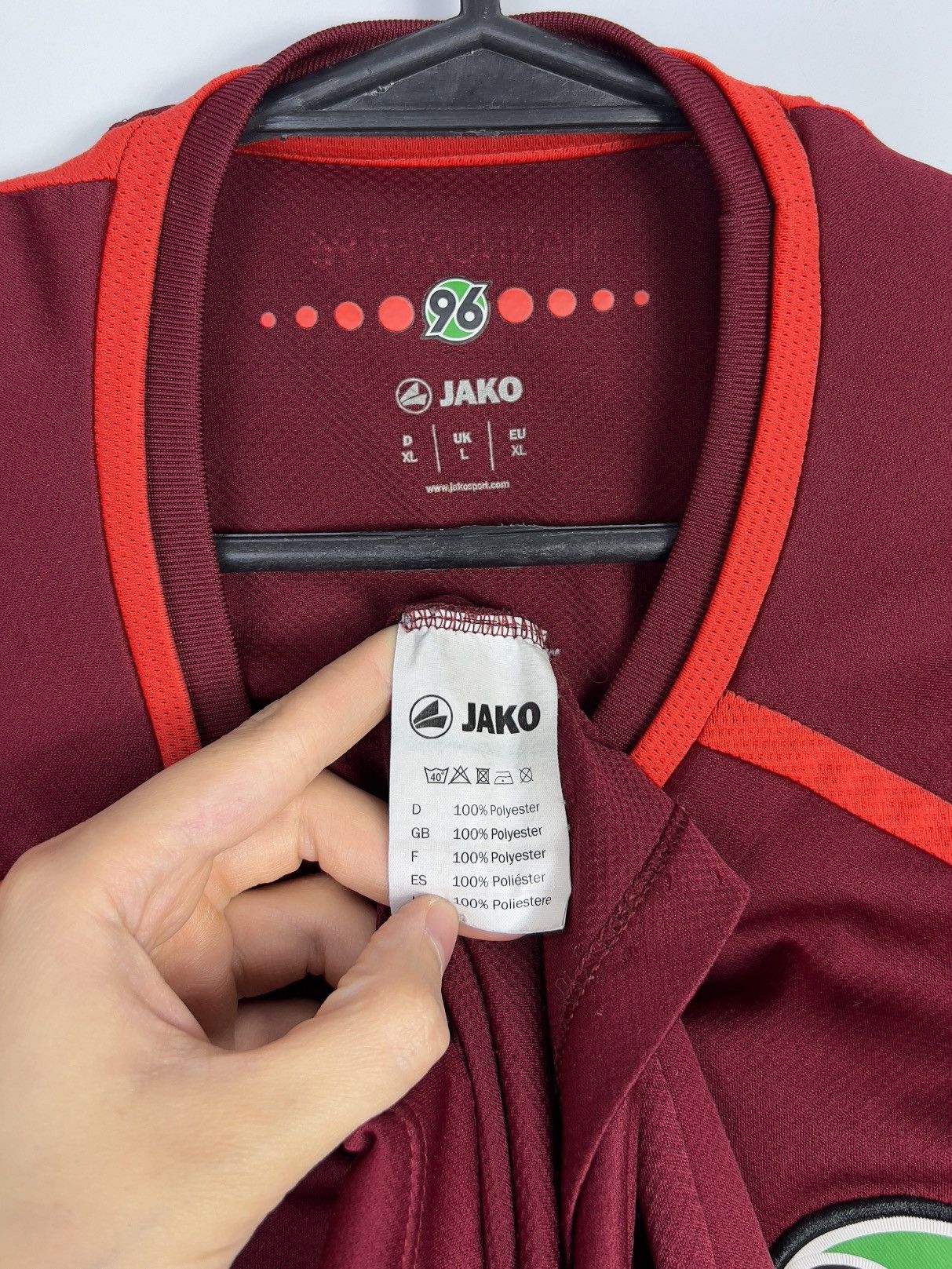 Other Soccer Jersey Jako Hannover 96 Home 2013/2014 Size US XL / EU 56 / 4 - 2 Thumbnail