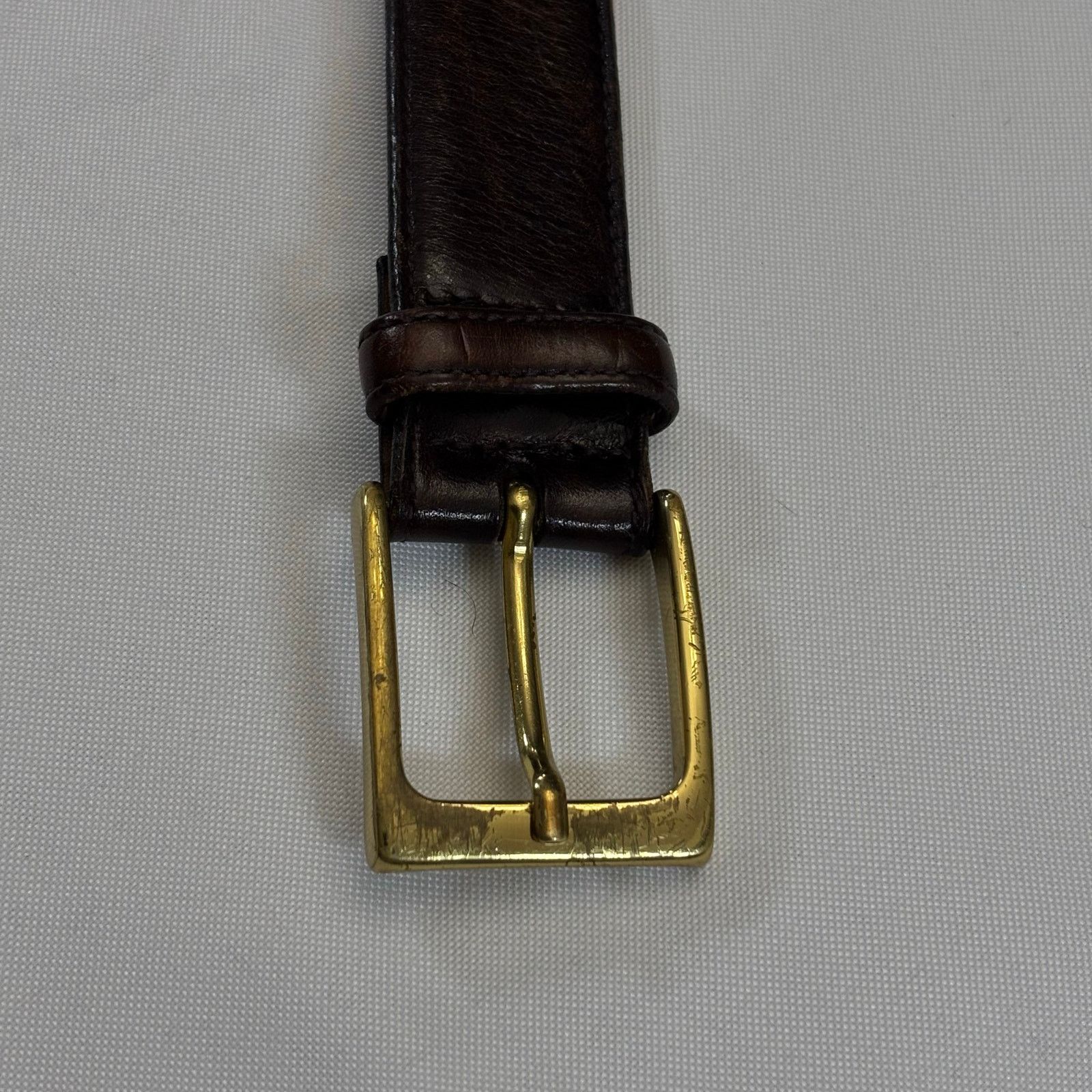 Trafalgar Trafalgar Hand Polished Cortina Leather Belt Black Size 32 Size 32 - 4 Thumbnail