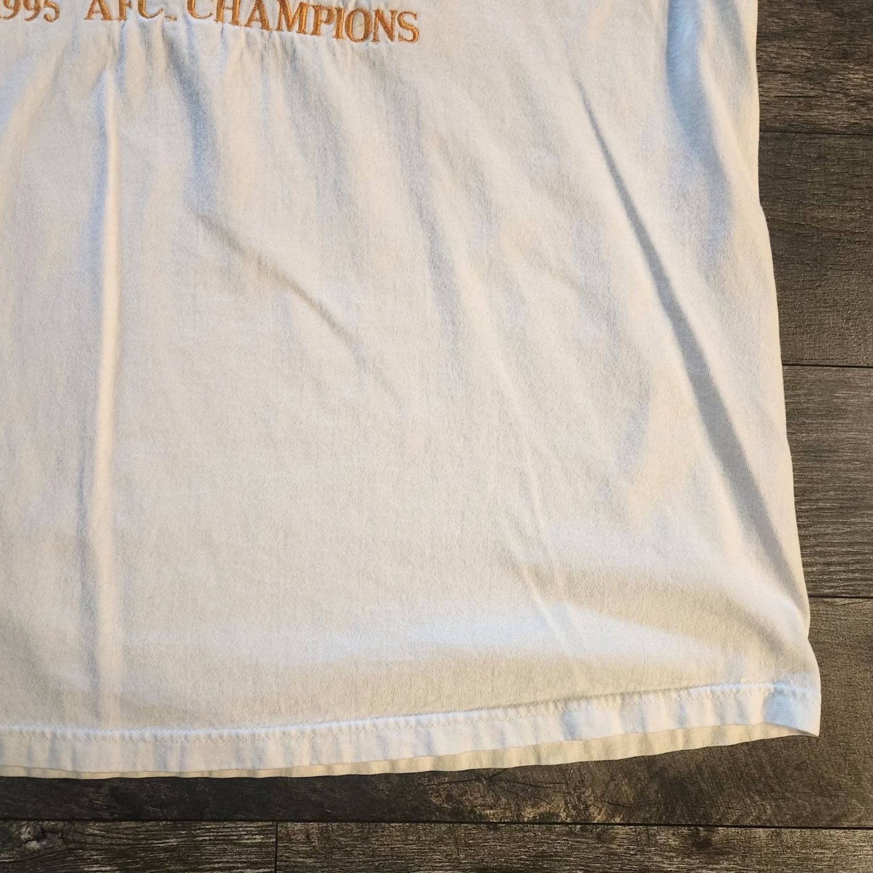 LeSportsac VINTAGE Steelers T Shirt Tee Mens XL 1995 AFC Champs Made In USA Shirt Size US XL / EU 56 / 4 - 2 Thumbnail