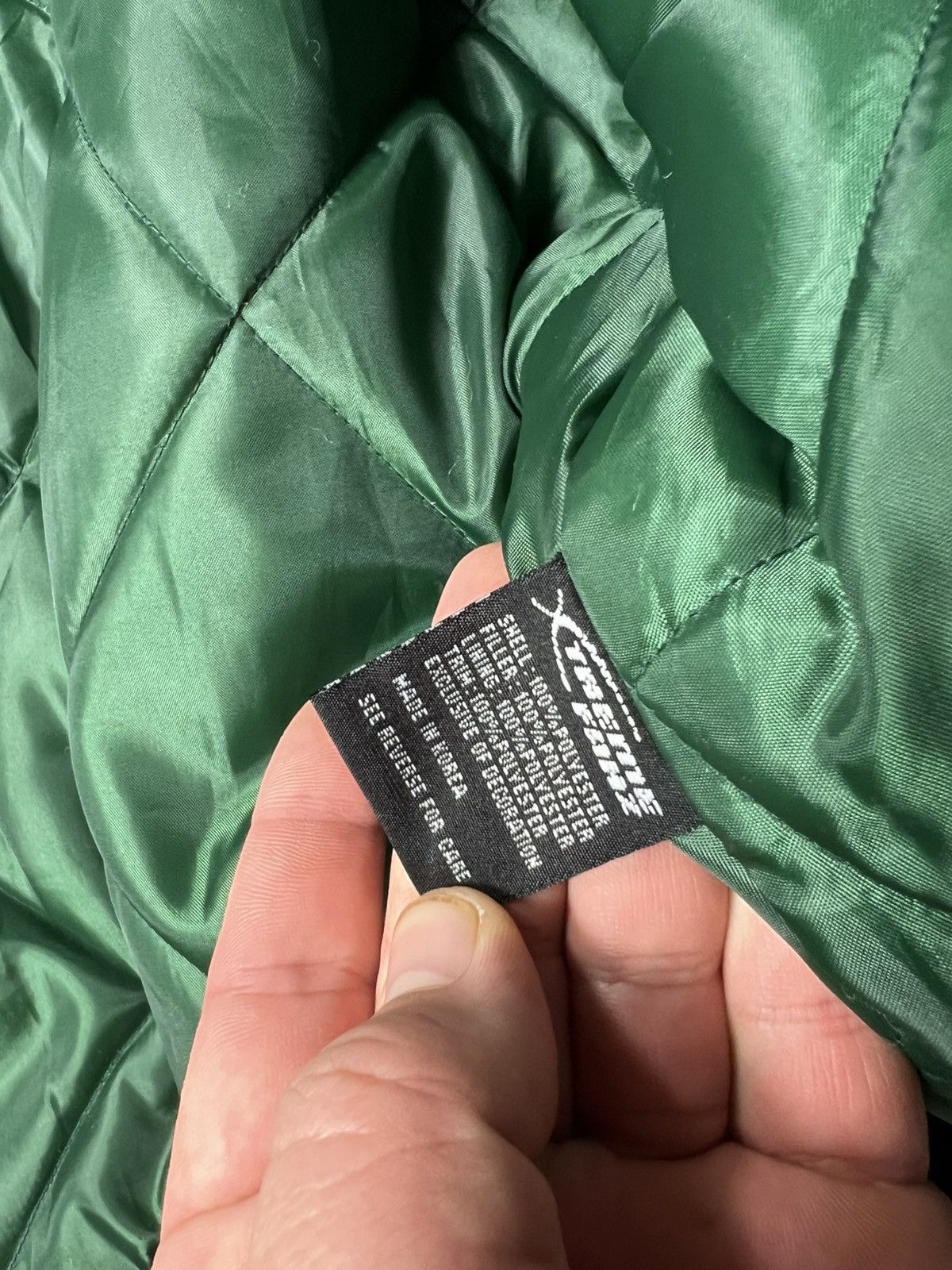 Starter Vintage 90s NCAA Miami Hurricanes Satin Snap Bomber Jacket Size US XL / EU 56 / 4 - 11 Thumbnail