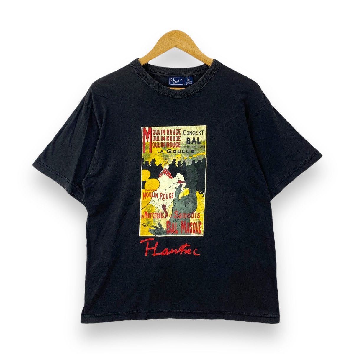 Vintage Vintage 90's MOULIN ROUGE La Goulue Museum Of Art Tee Shirt Size US S / EU 44-46 / 1 - 1 Thumbnail