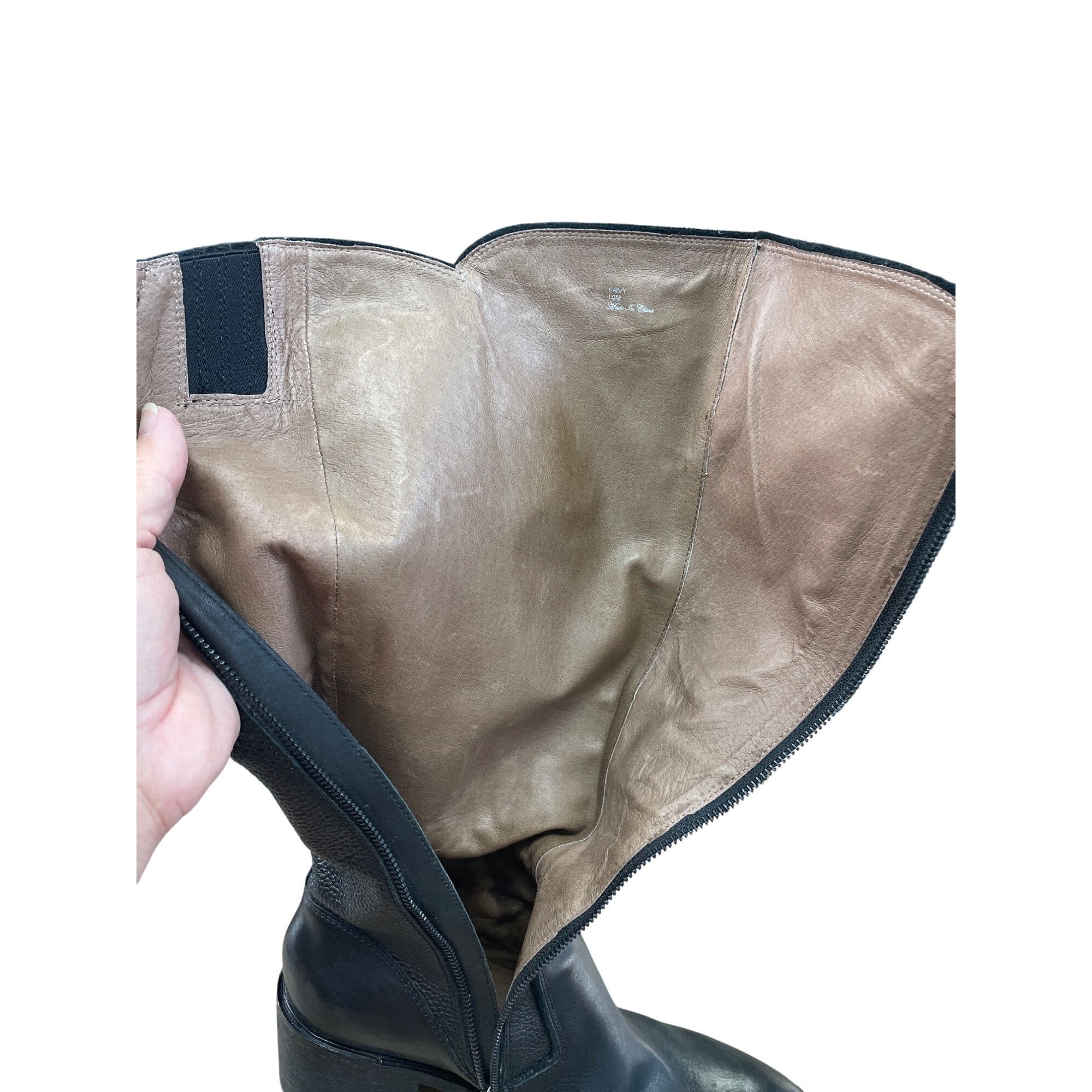 Donald Pliner Donald J Pliner Womens Black Leather Knee-High Boots Size 10 Size US 10 / IT 40 - 14 Thumbnail
