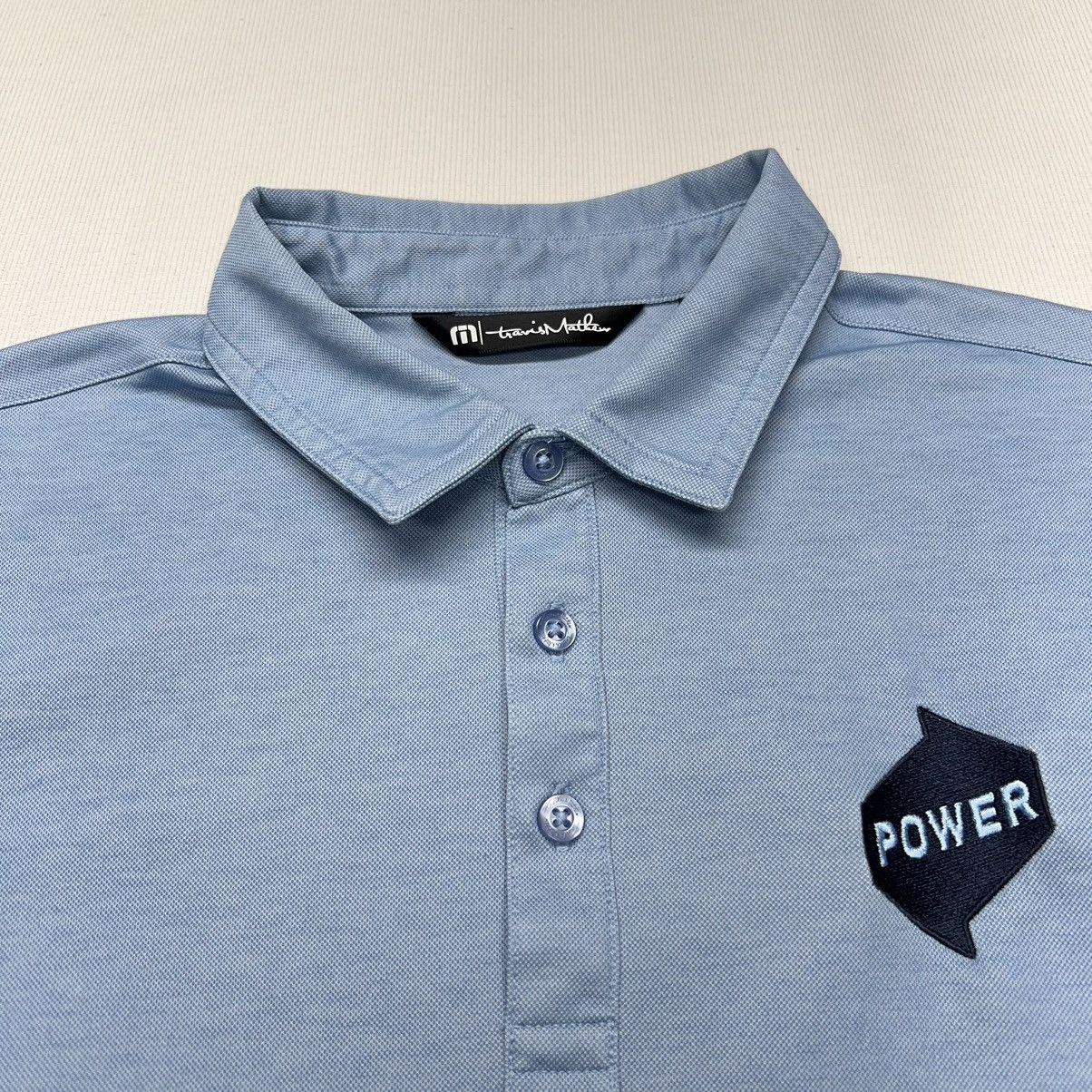 TravisMathew Travis Mathew Polo Shirt Blue Golf Collared Logo Active Size US M / EU 48-50 / 2 - 4 Thumbnail